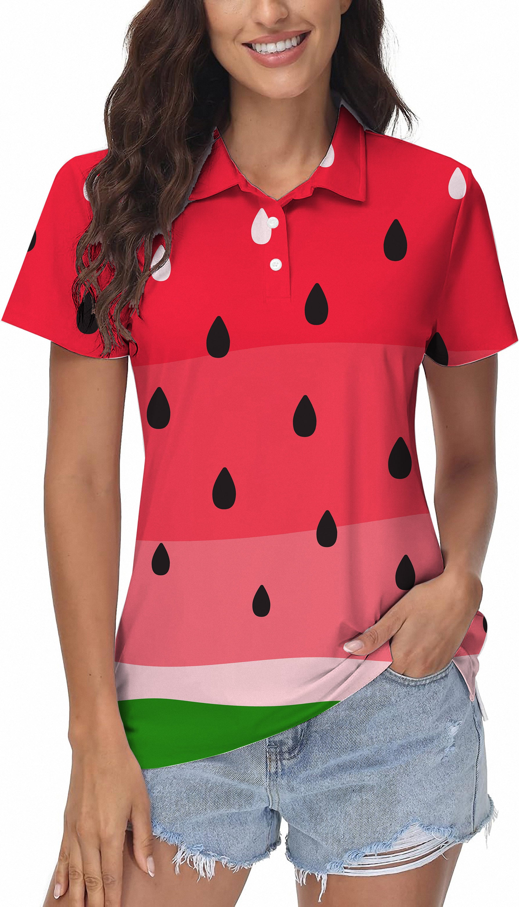 watermelon Women's Golf Polo