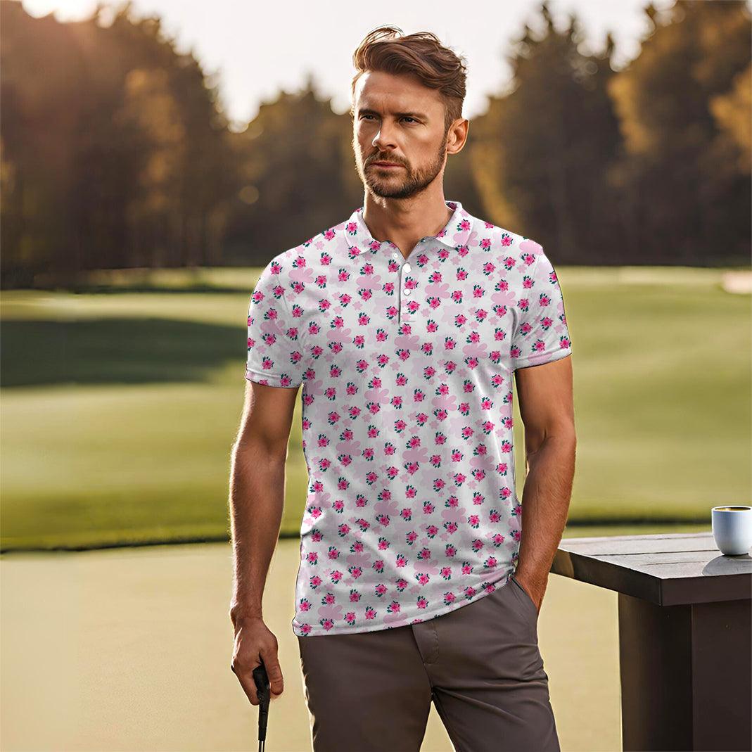 Men's Azalea Elegance golf polo