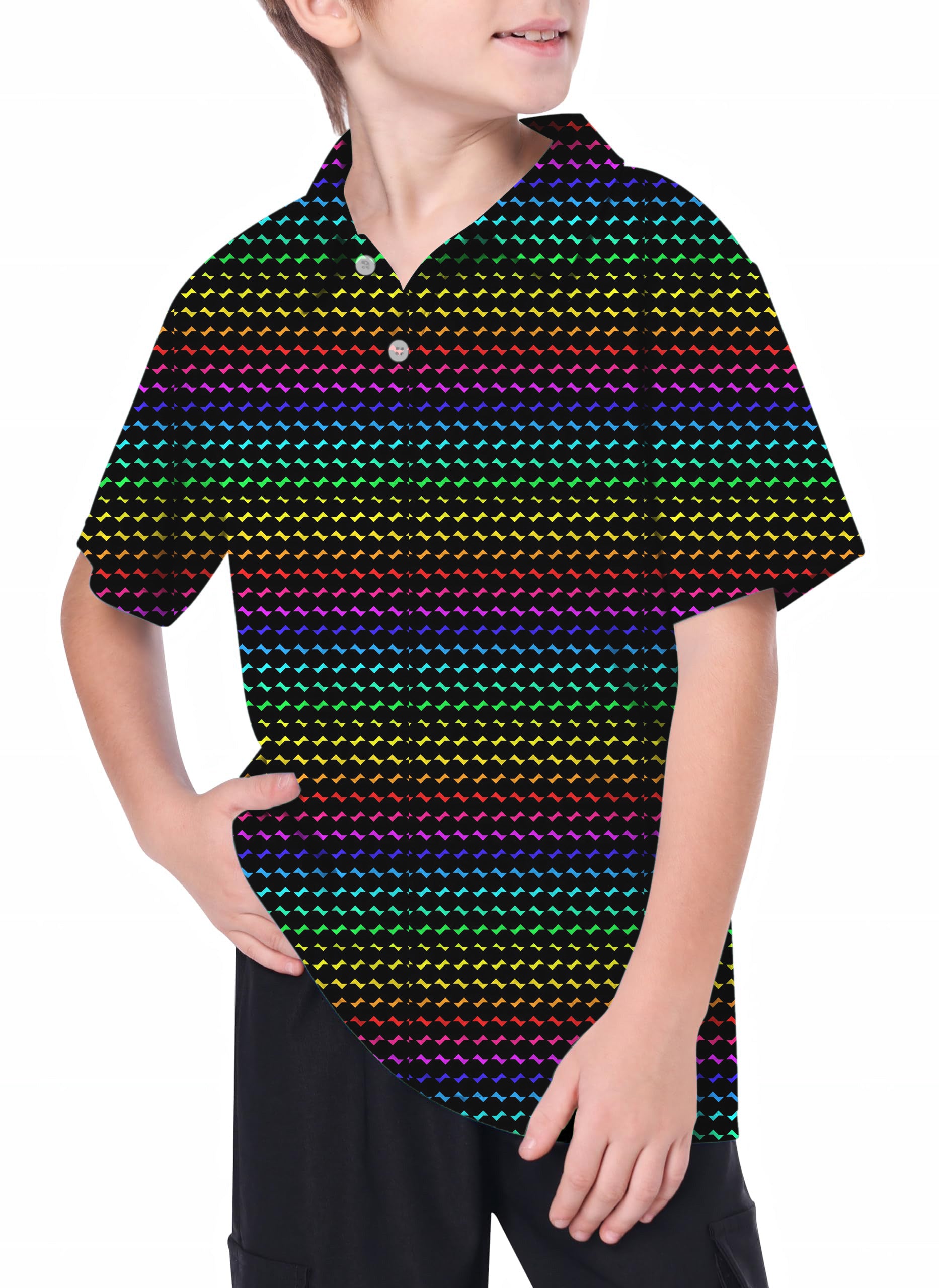 Youth Gradient color Golf Polo