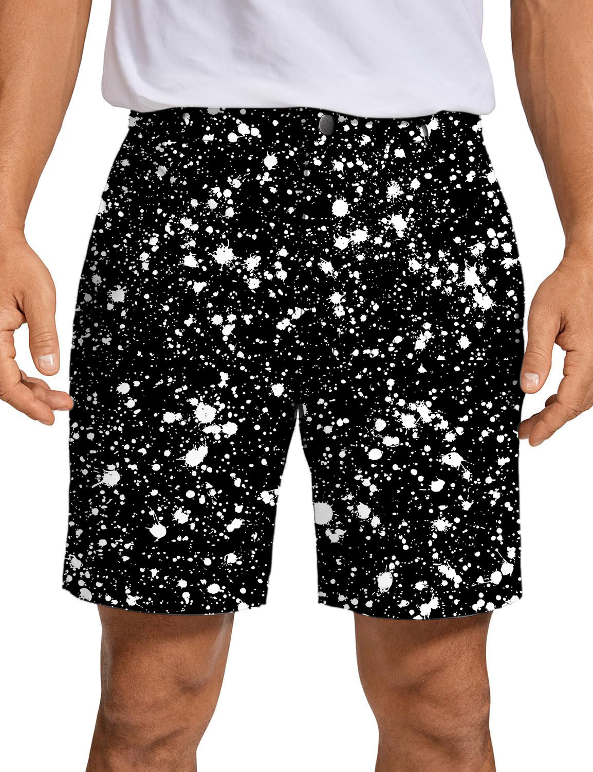 Men's ZEBRA SPLATTER Golf Shorts