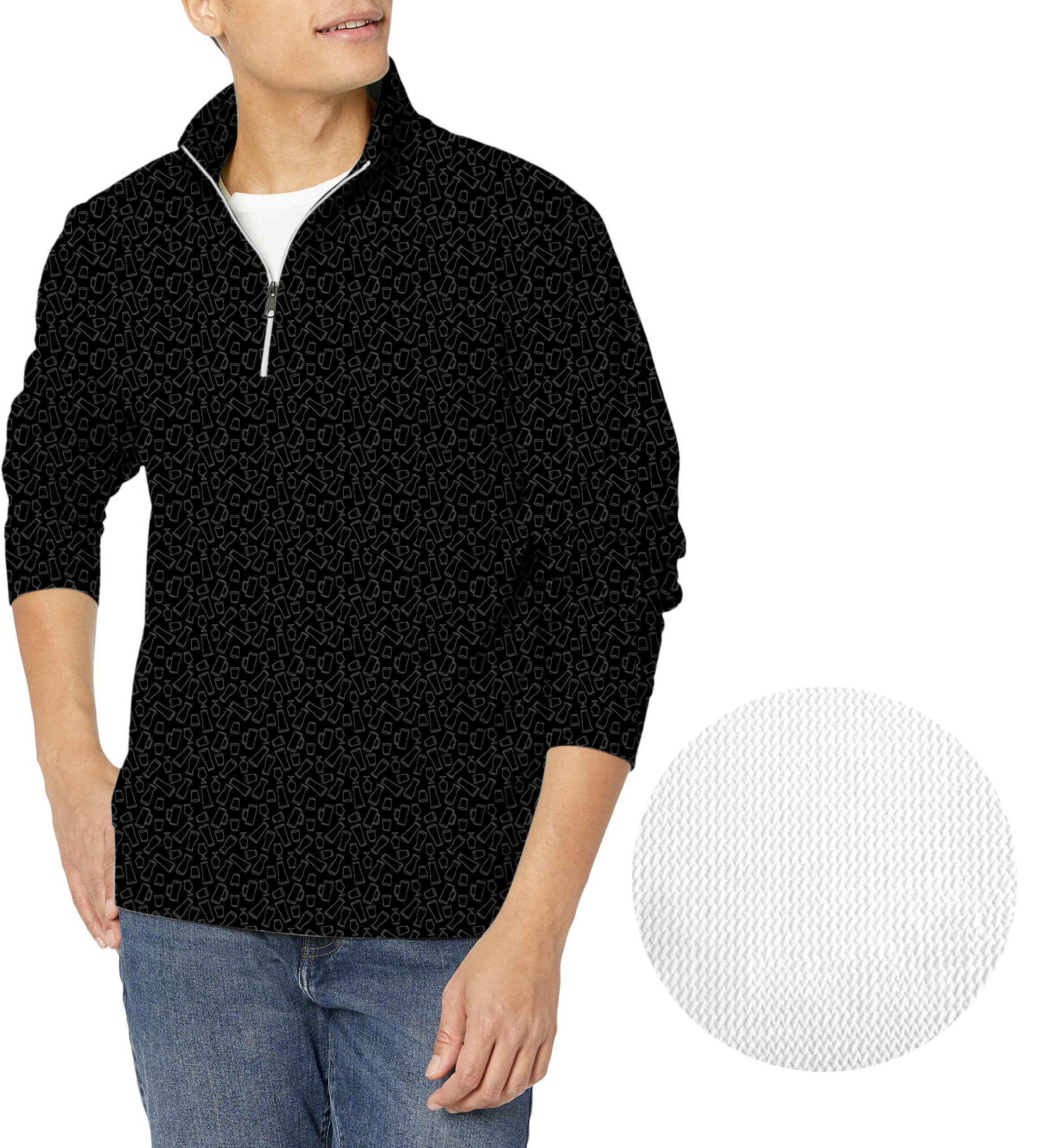 drink cups mugs-Men's Golf Waffle Zipper Pullover limited edition