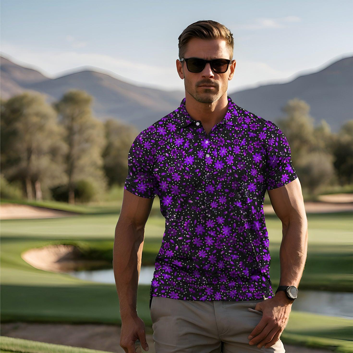 Men's Infinite Daisy golf polo