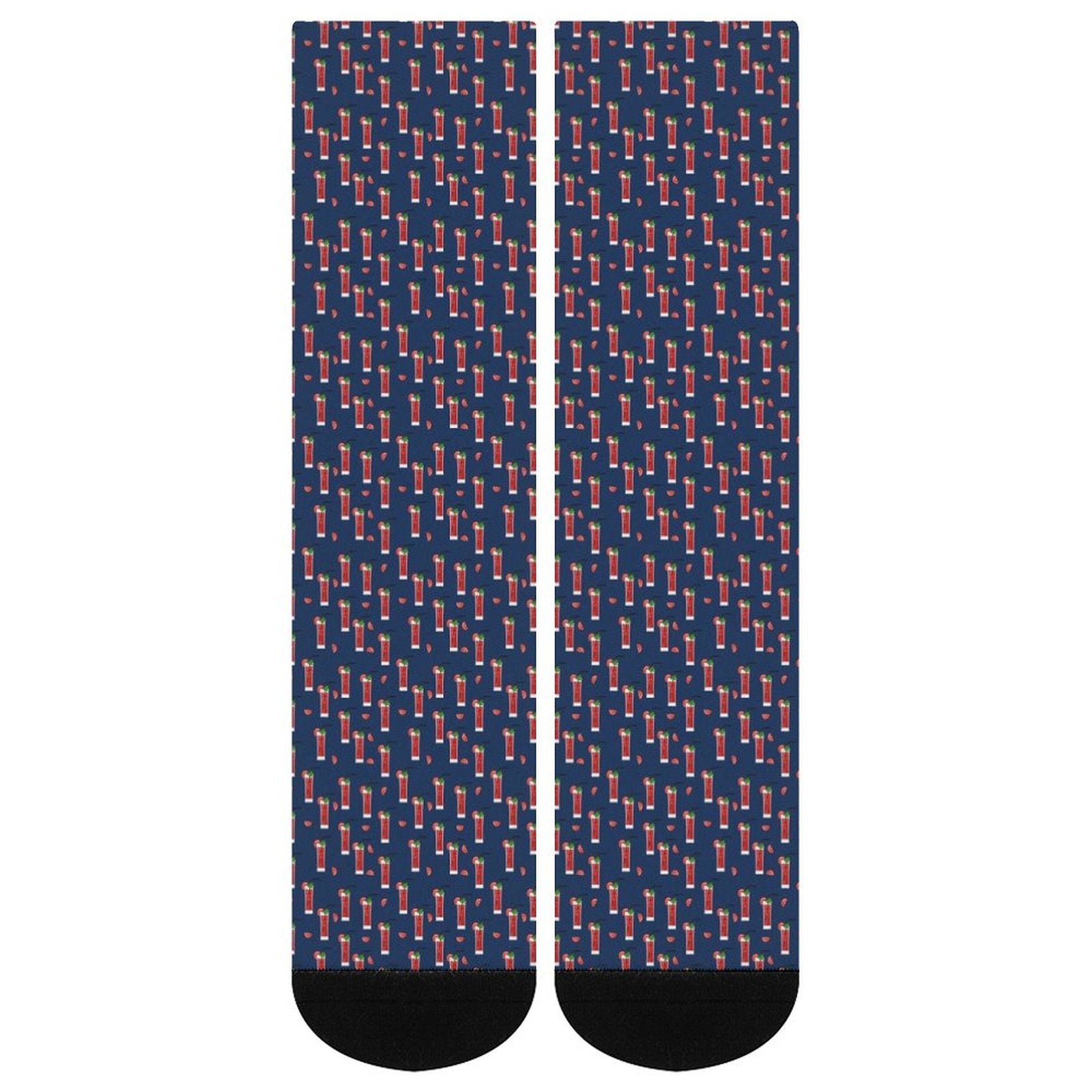 Bloody Mary Prined socks Gifts for Men Women