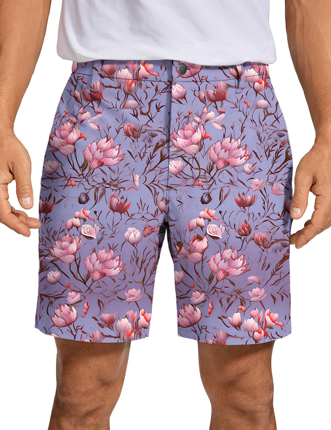 Men's Cherry blossoms Golf Shorts