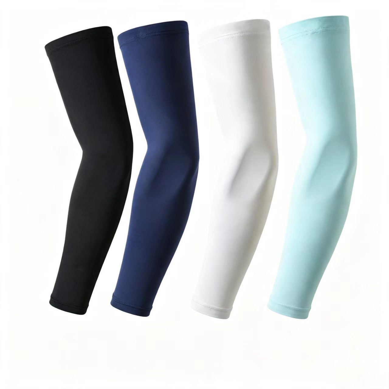 Unisex Ice Silk Sun Protection Arm Sleeves UPF50+ UV Block Thin Breathable Cooling Golf Sports Arm Covers UV Outdoor Protection Series
