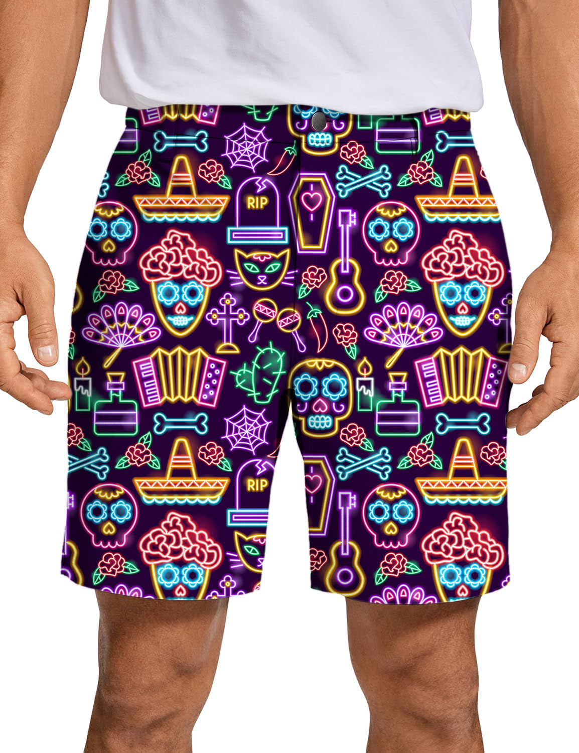 Men's Joker Neon Golf Shorts