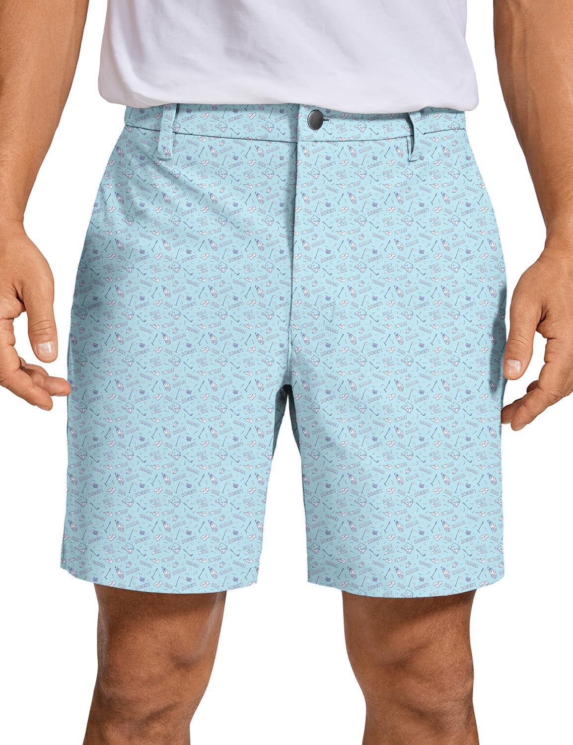 Men Golf doodle Golf Shorts