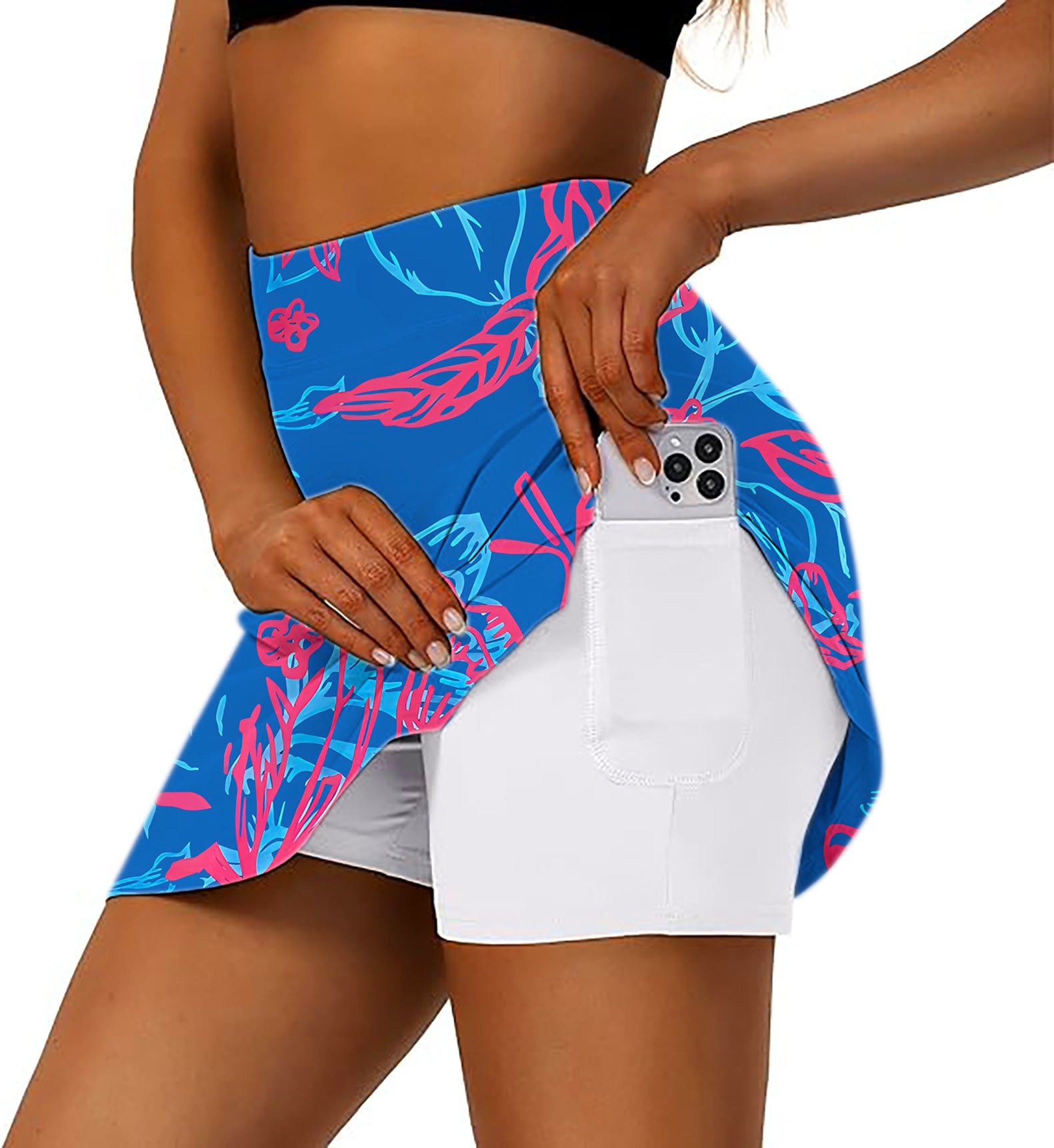 CABO COLADA Women's Athletic Golf Skorts Flared Skirts