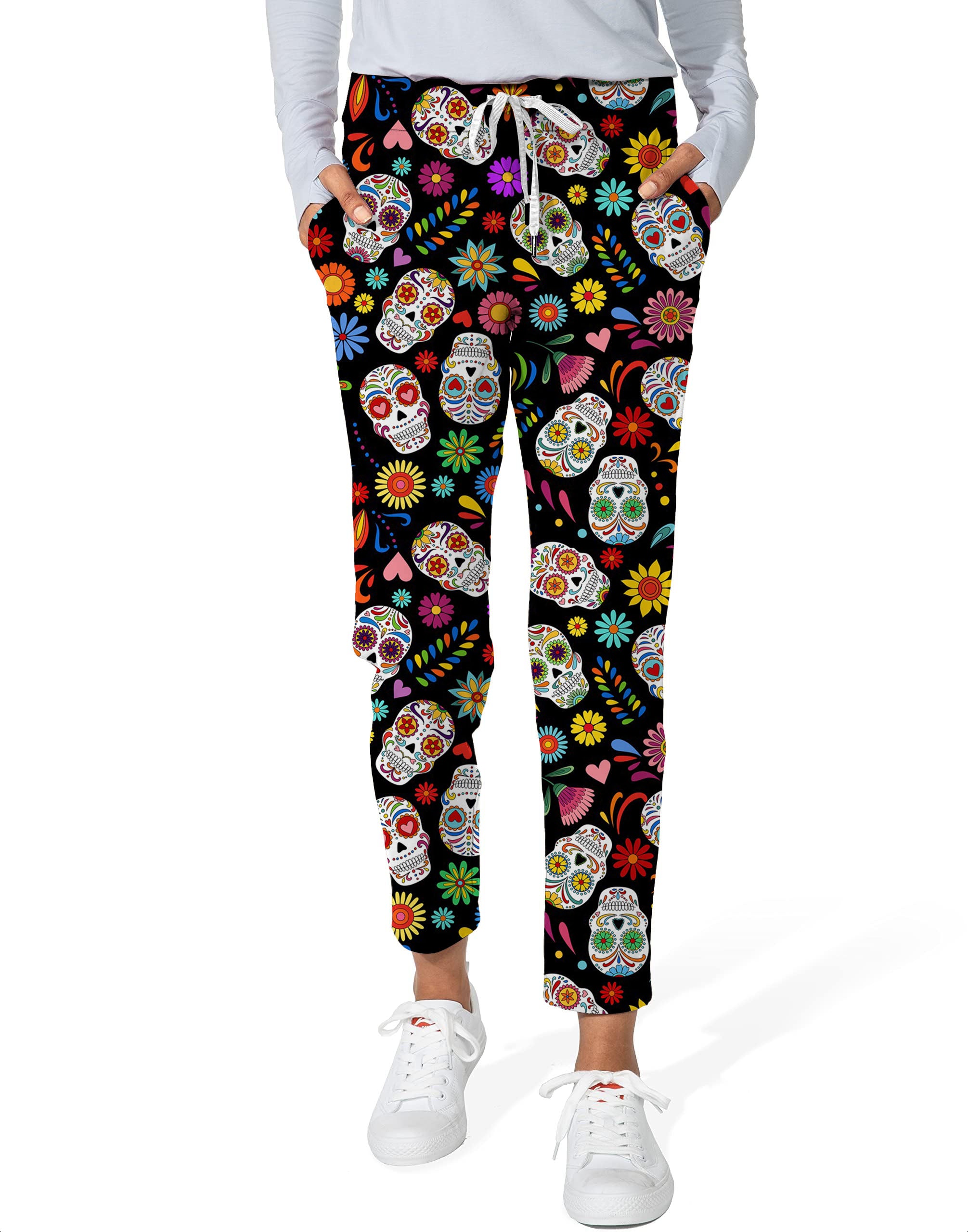 FIESTA FEELING-Women's 7/8 Stretch Ankle Golf Pants