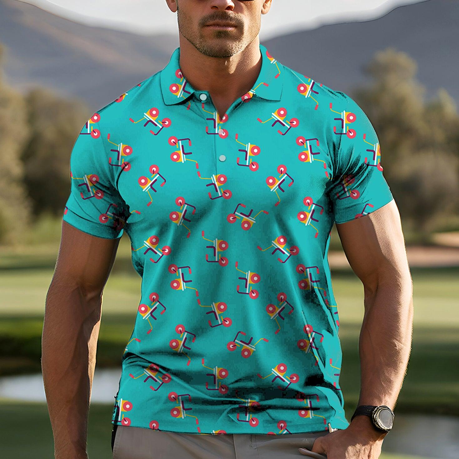 Golf Car-Men's golf polo