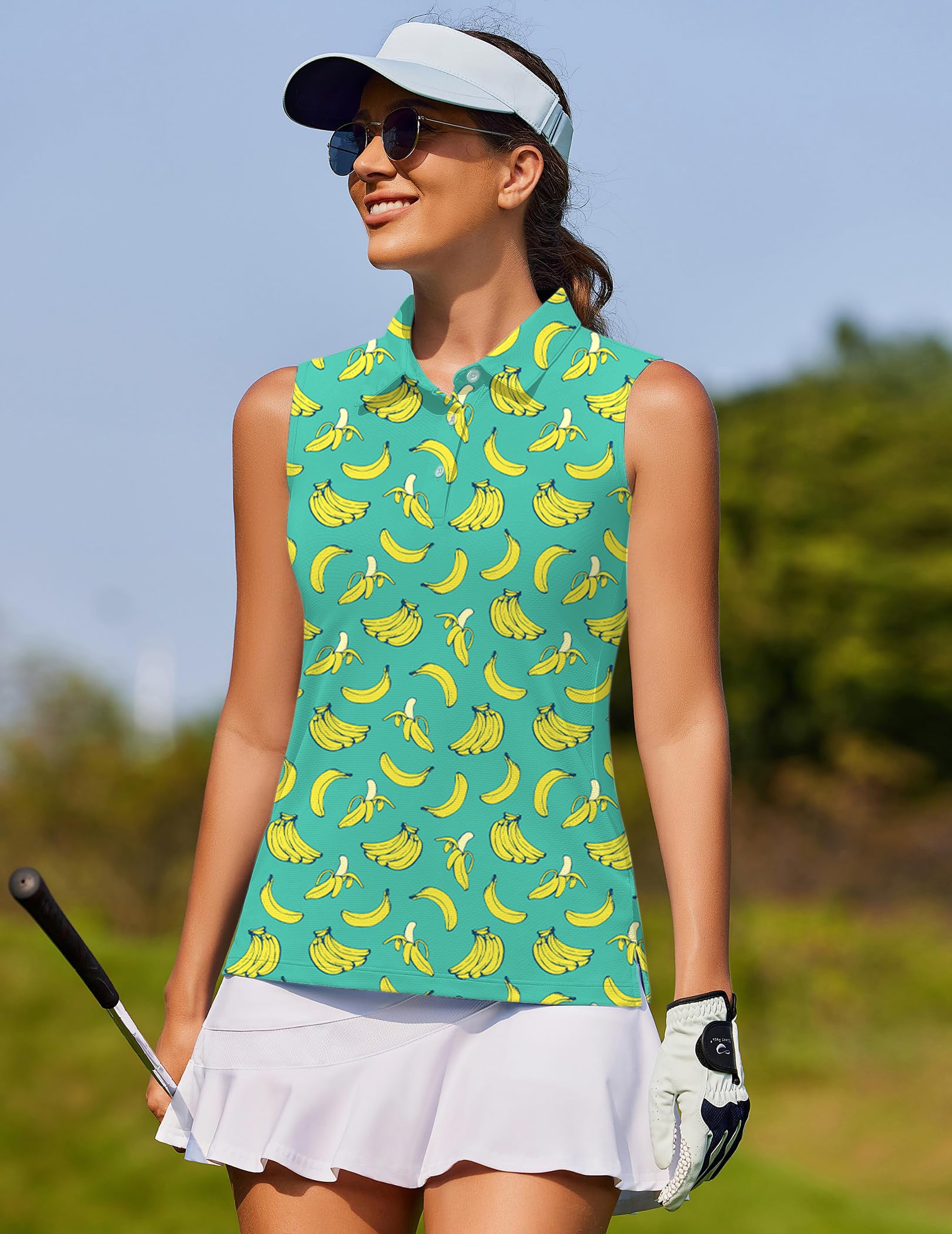 Banana Summer Women's golf Sleeveless shirt