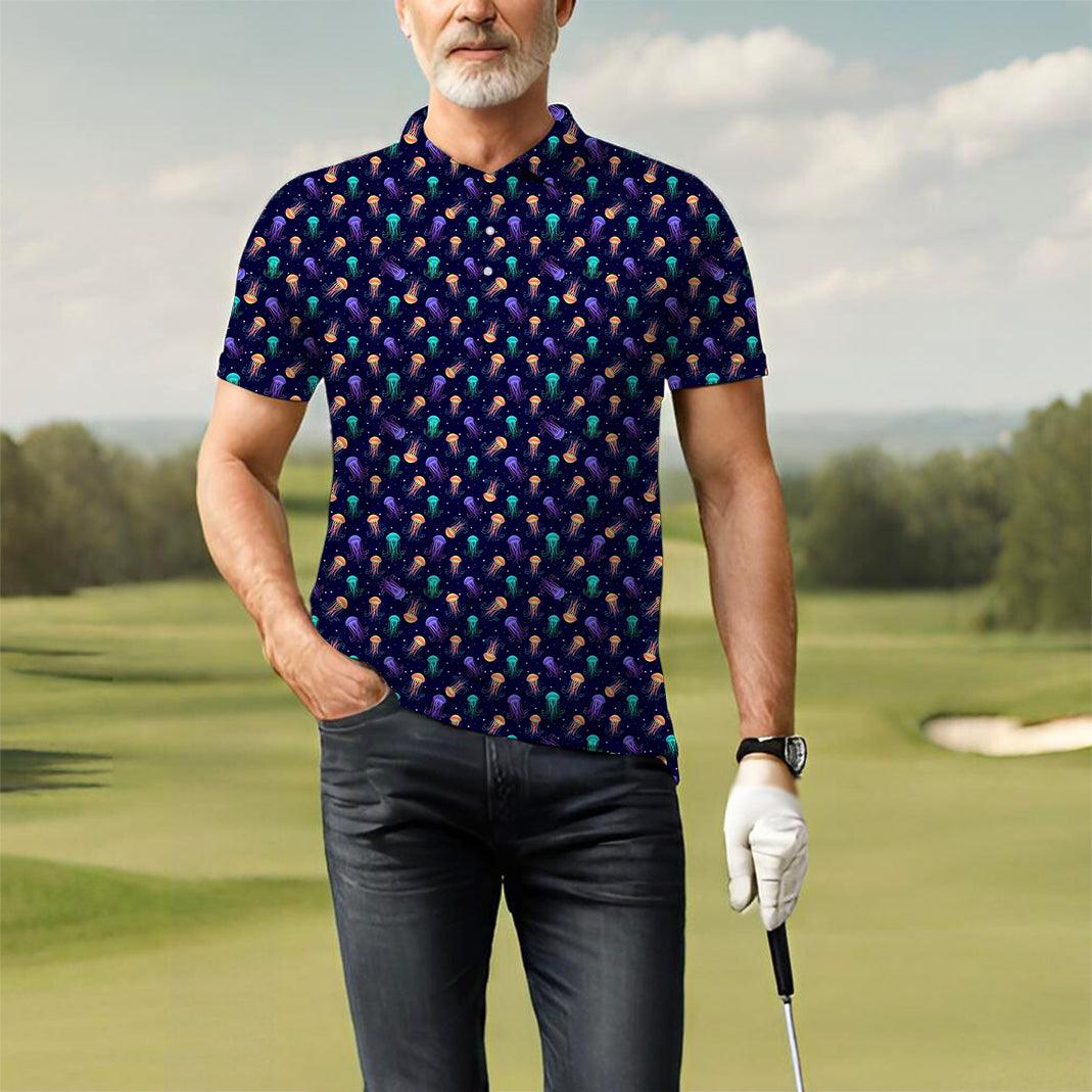 jellyfish Men's golf polo