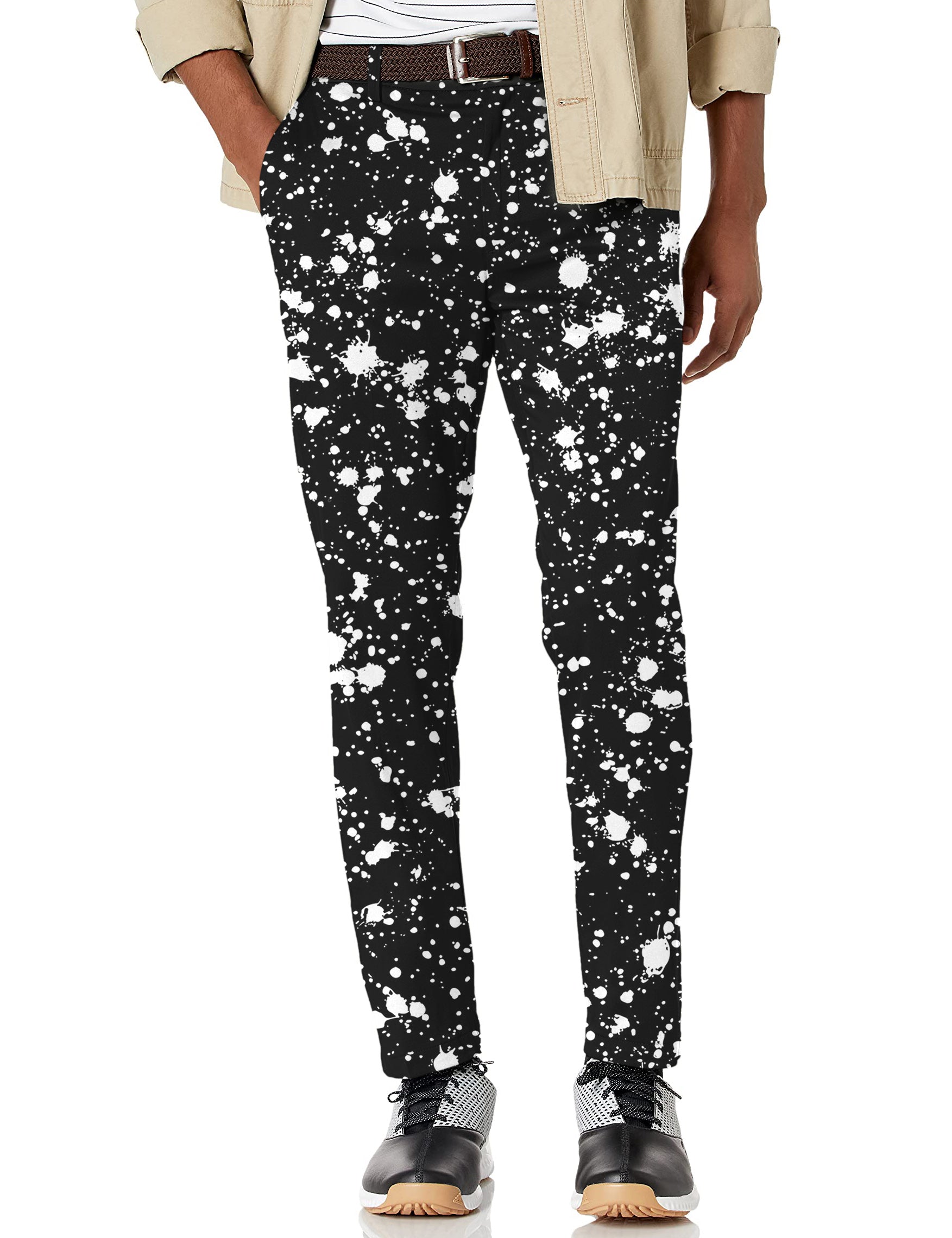 Men's ZEBRA SPLATTER Stretch Golf pants