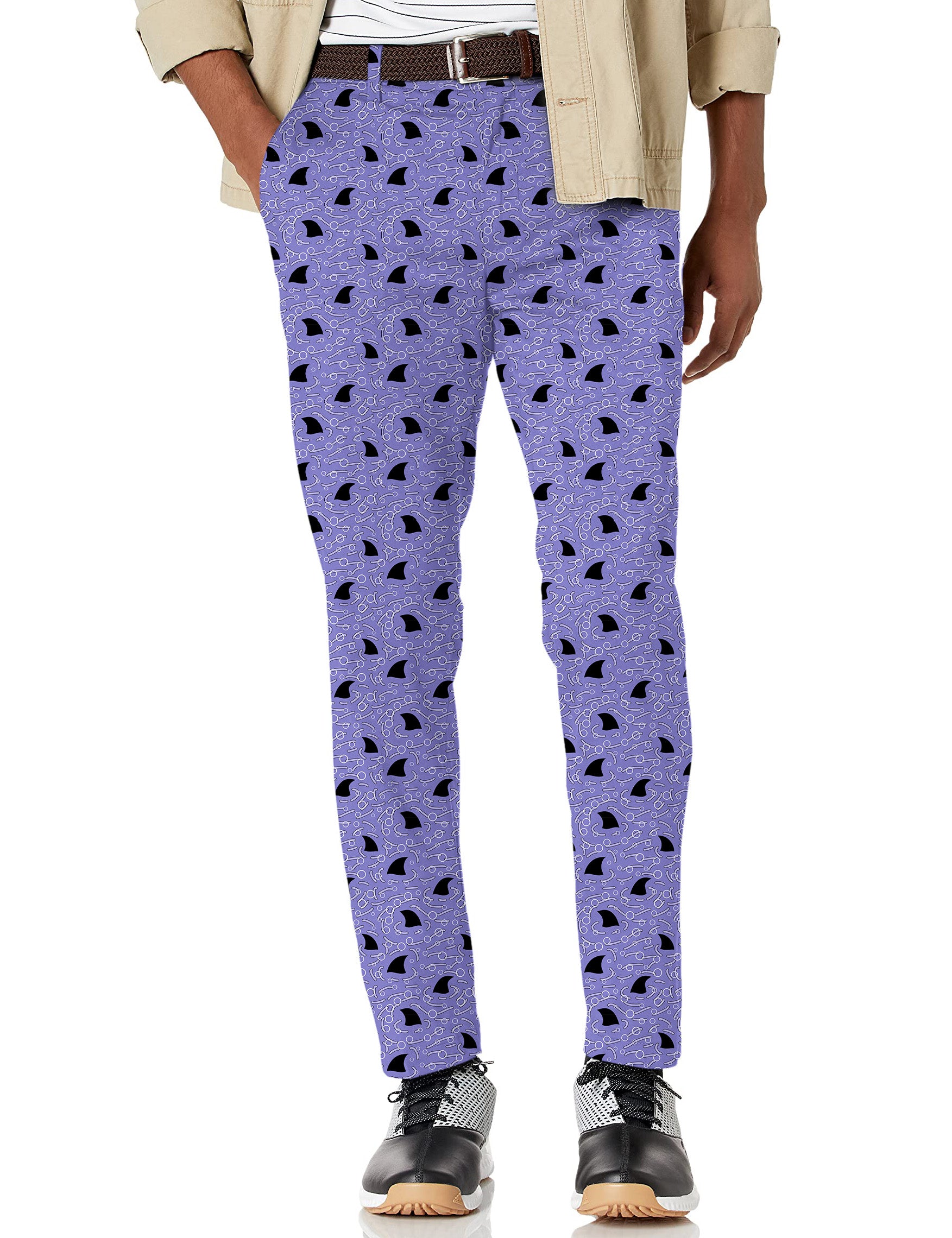 Men's Shark Fin Seamless Stretch Golf Pants