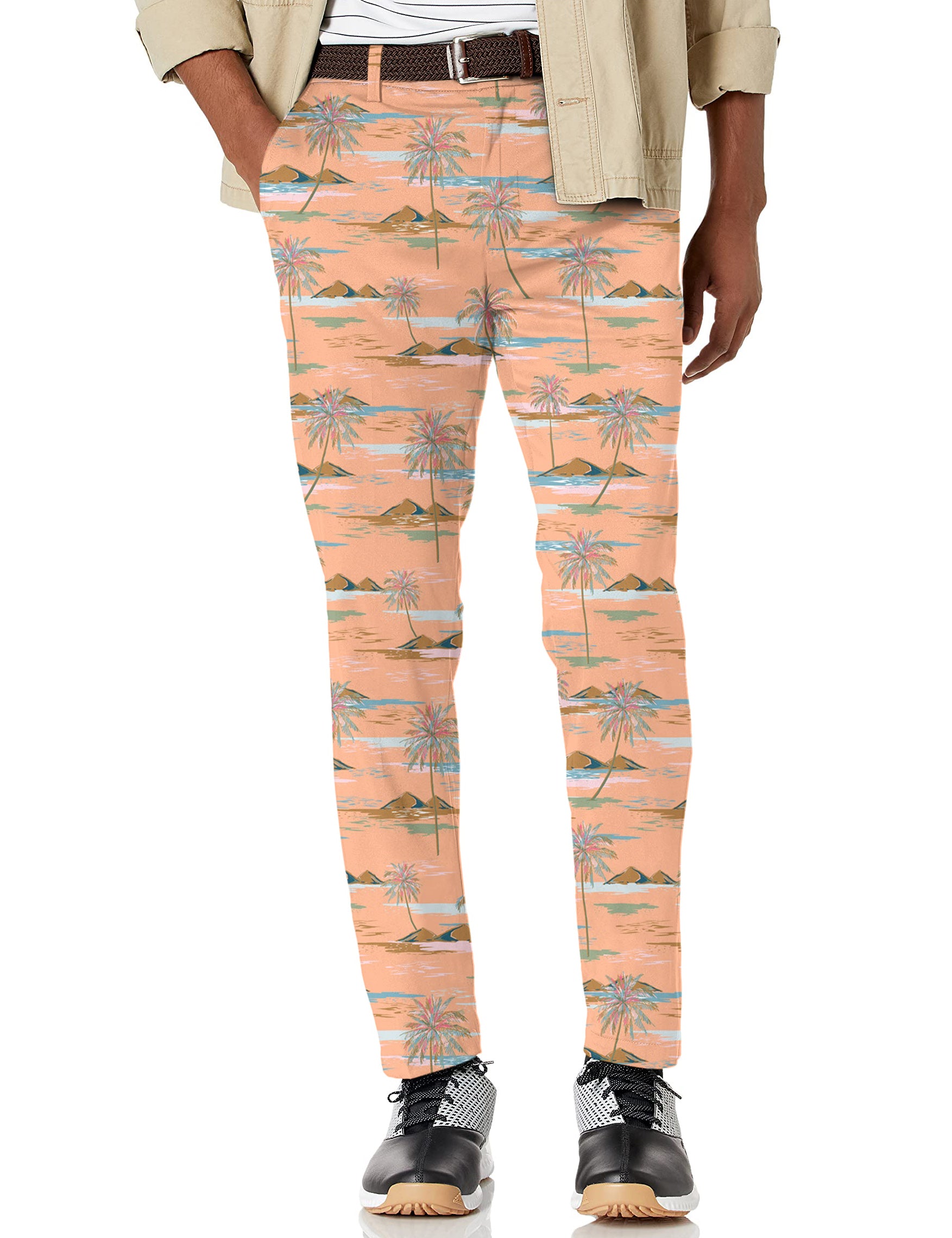 Men's Sweet Palm tree Stretch Golf Pants