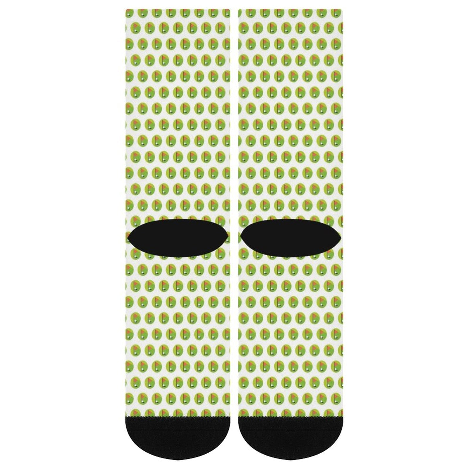 Golf hole flag Prined Sock Gifts for Men Women