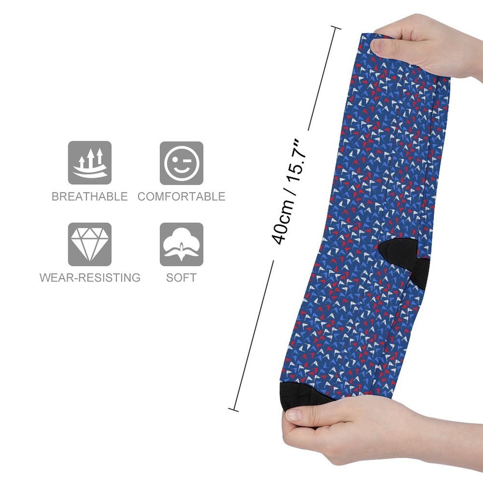 Flag Tap Prined socks Gifts for Men Women