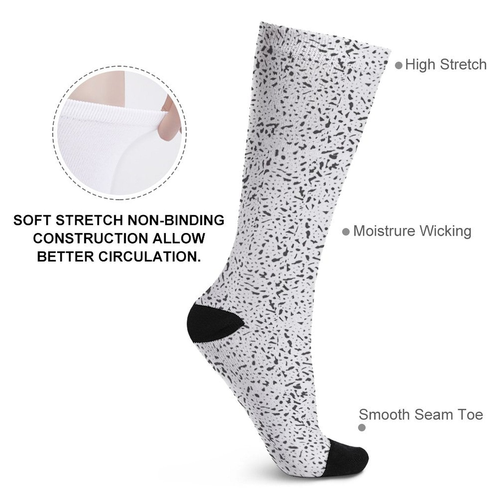 Speckle Prined socks Gifts for Men Women