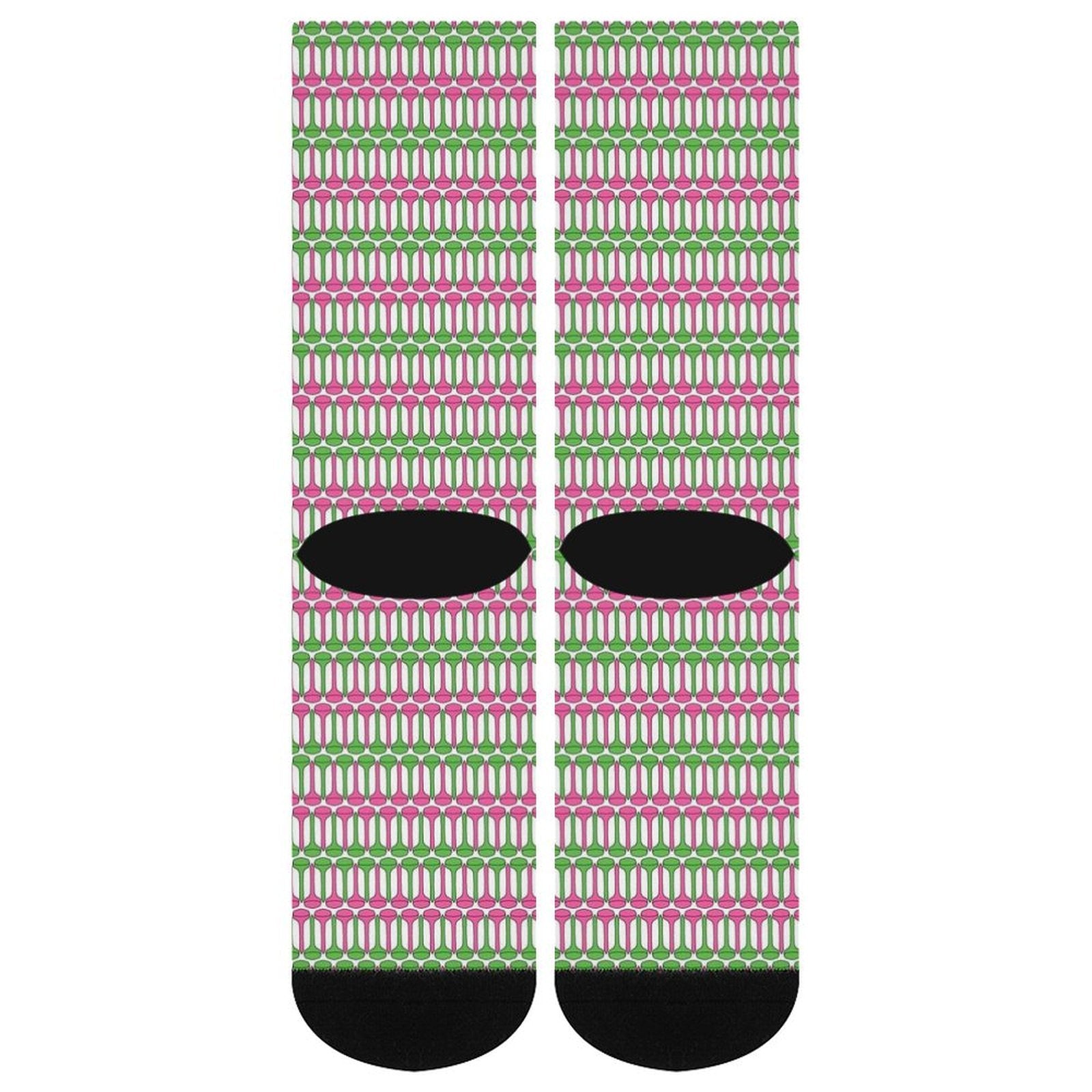 Golf Dings Prined socks Gifts for Men Women
