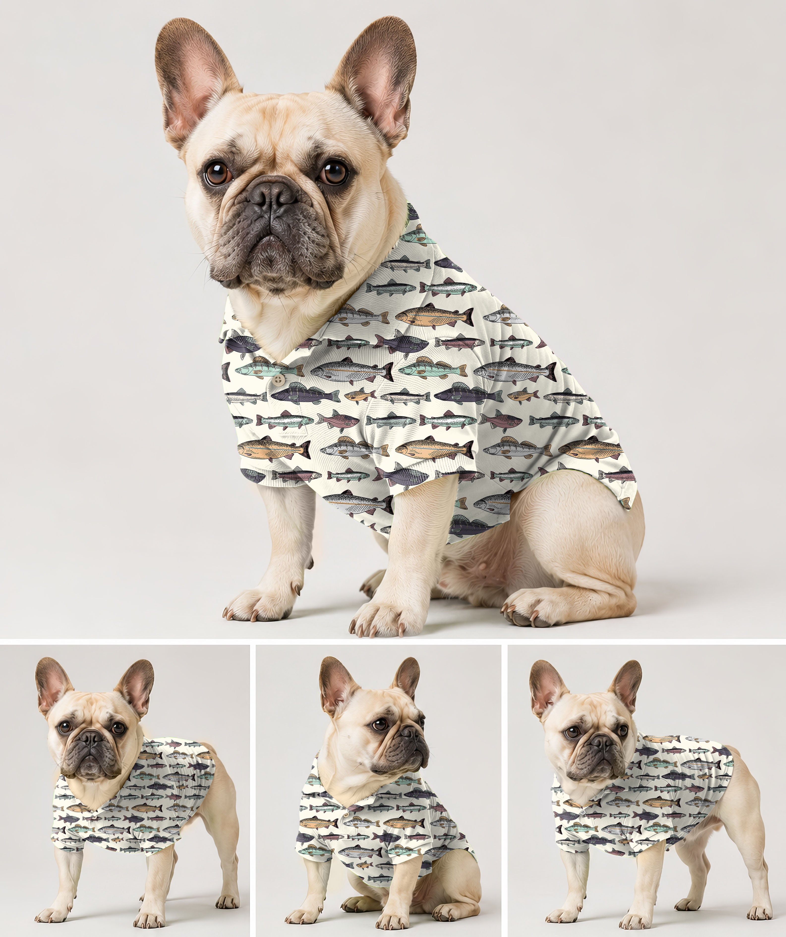 Dog's Master Baiter fish golf polo