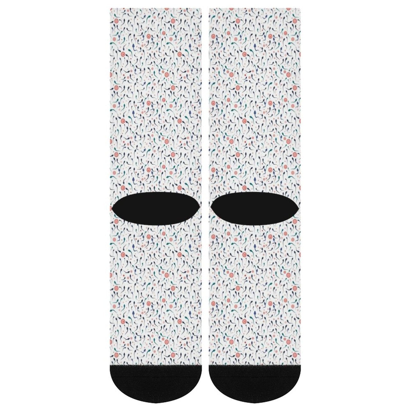 Life Creation fertilization Prined socks Gifts for Men Women