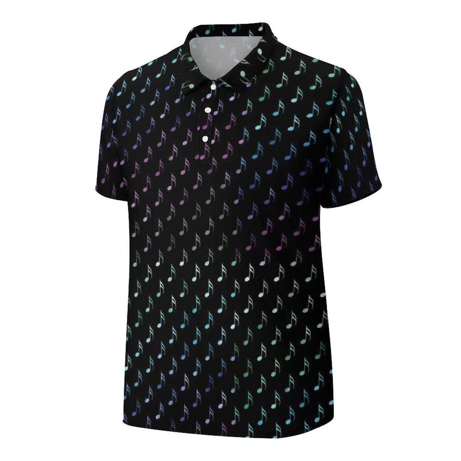 Score Gradient color Men's golf polo