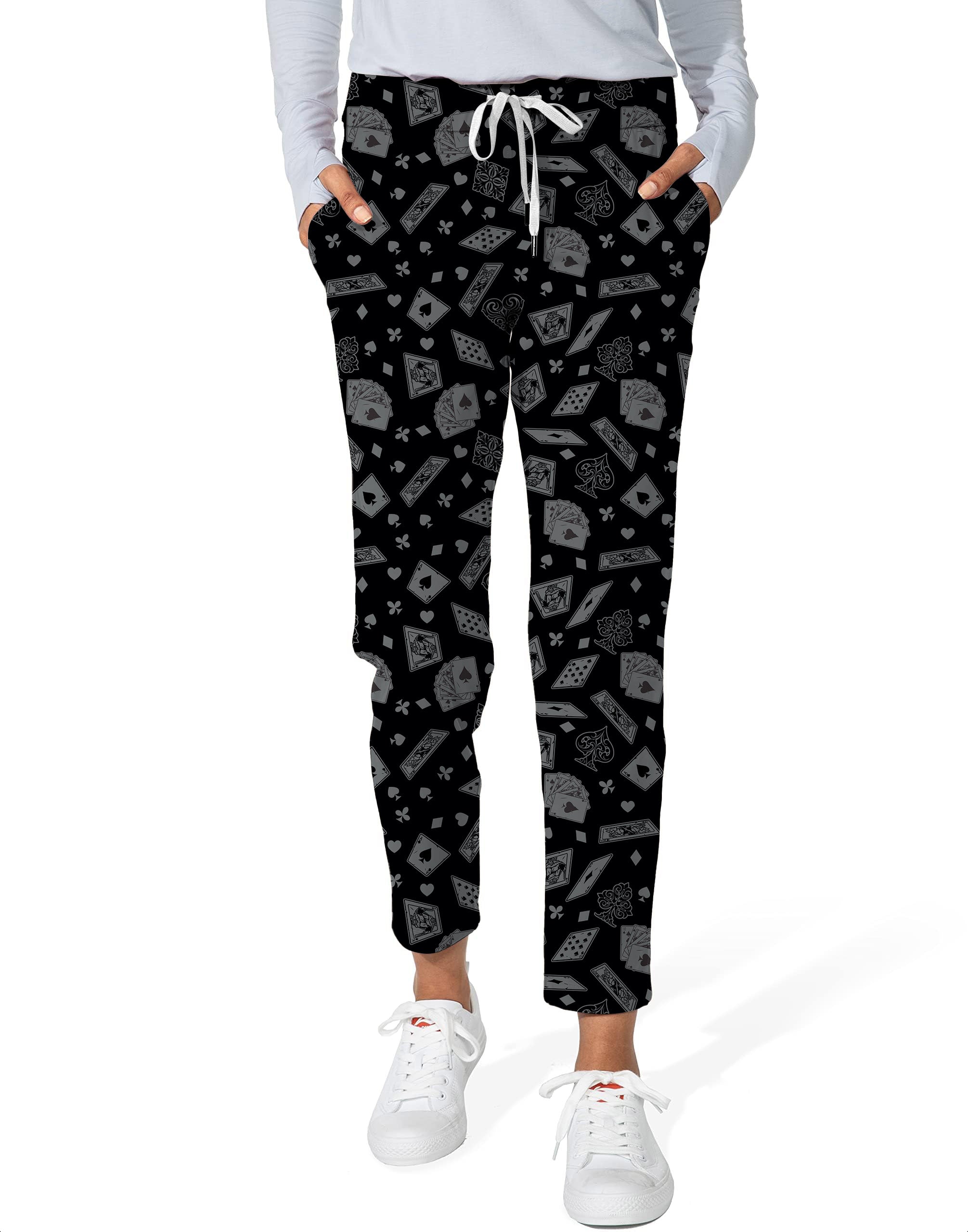 poker-Women's 7/8 Stretch Ankle Golf Pants