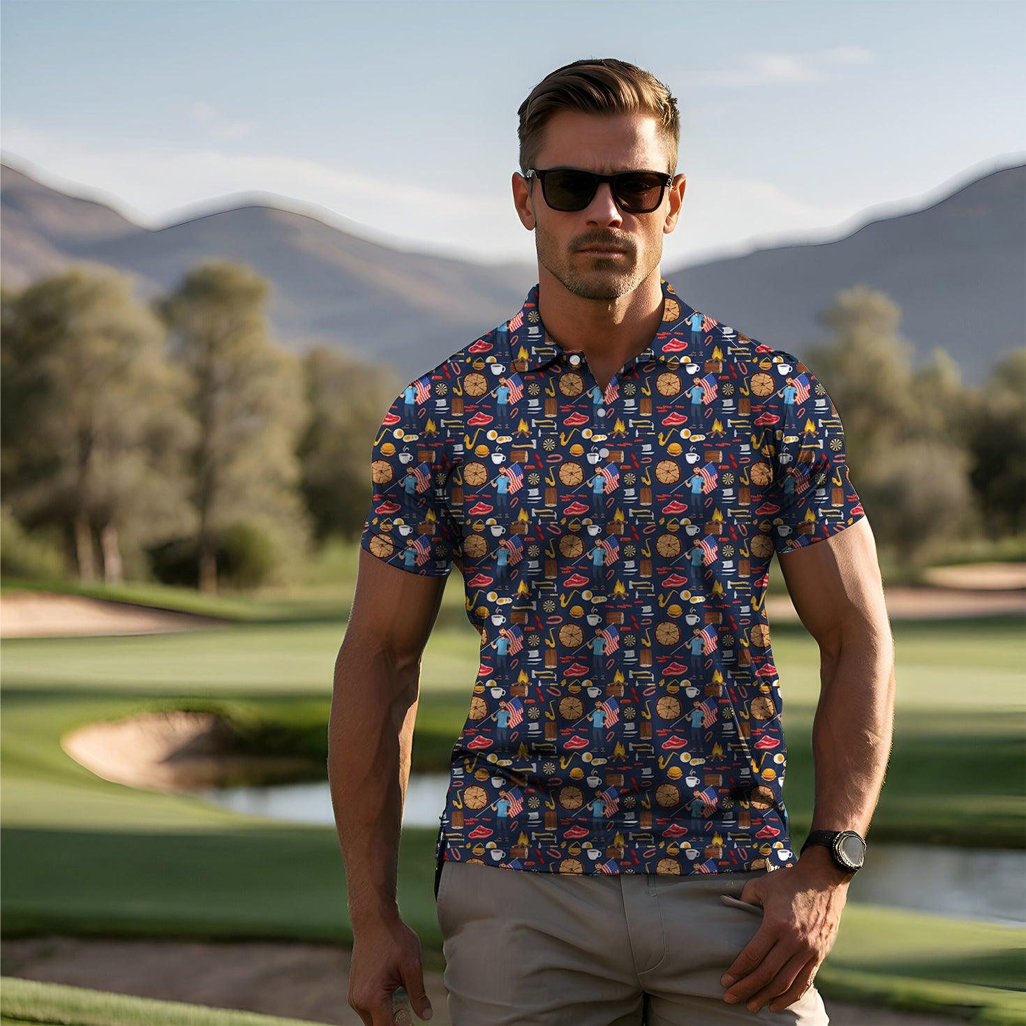 Men's American Dreams golf polo