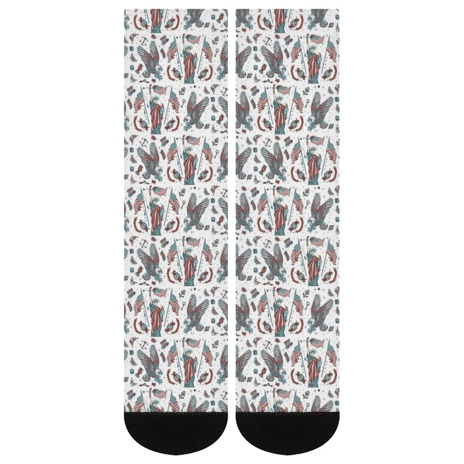 Born in the USA Prined socks Gifts for Men Women