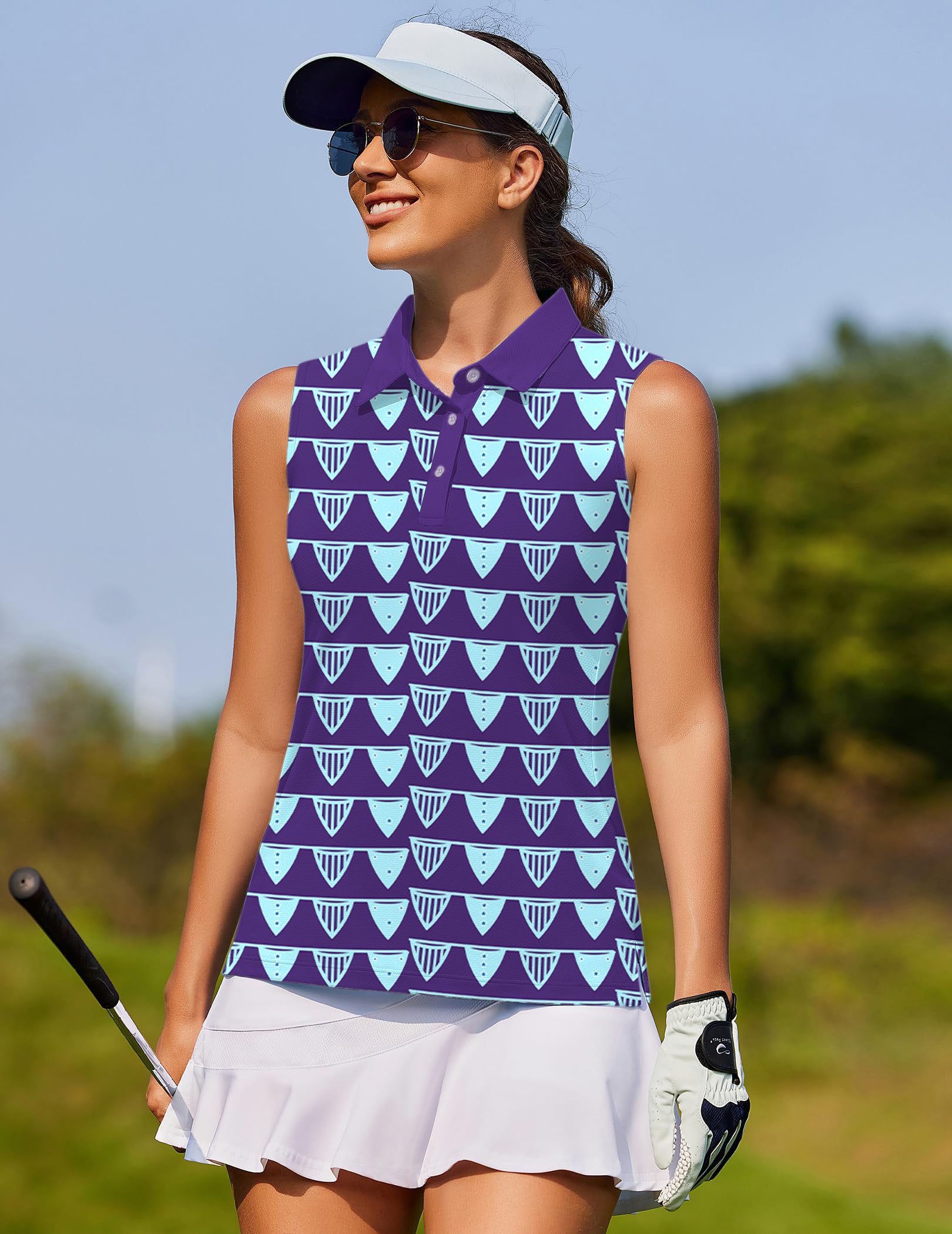 Blue Flag Limited Edition Women's golf Sleeveless shirt