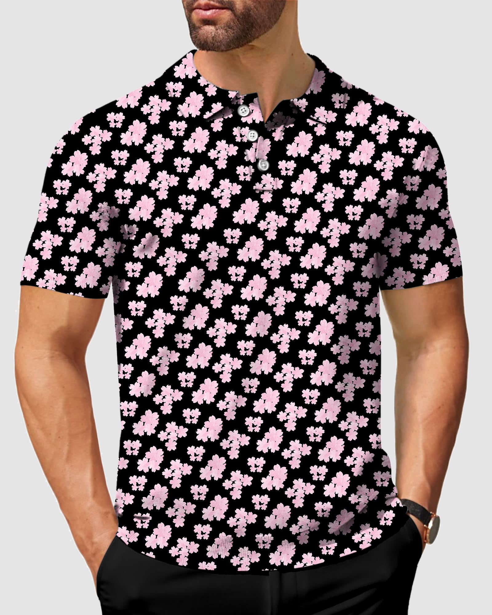 Men's sakura golf polo