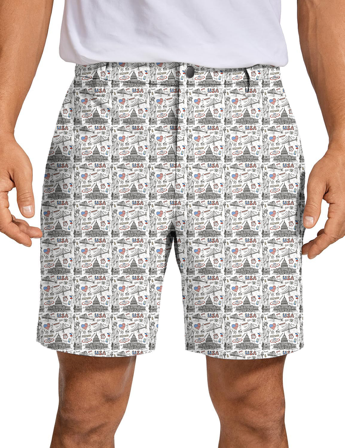 Men American travel Golf Shorts