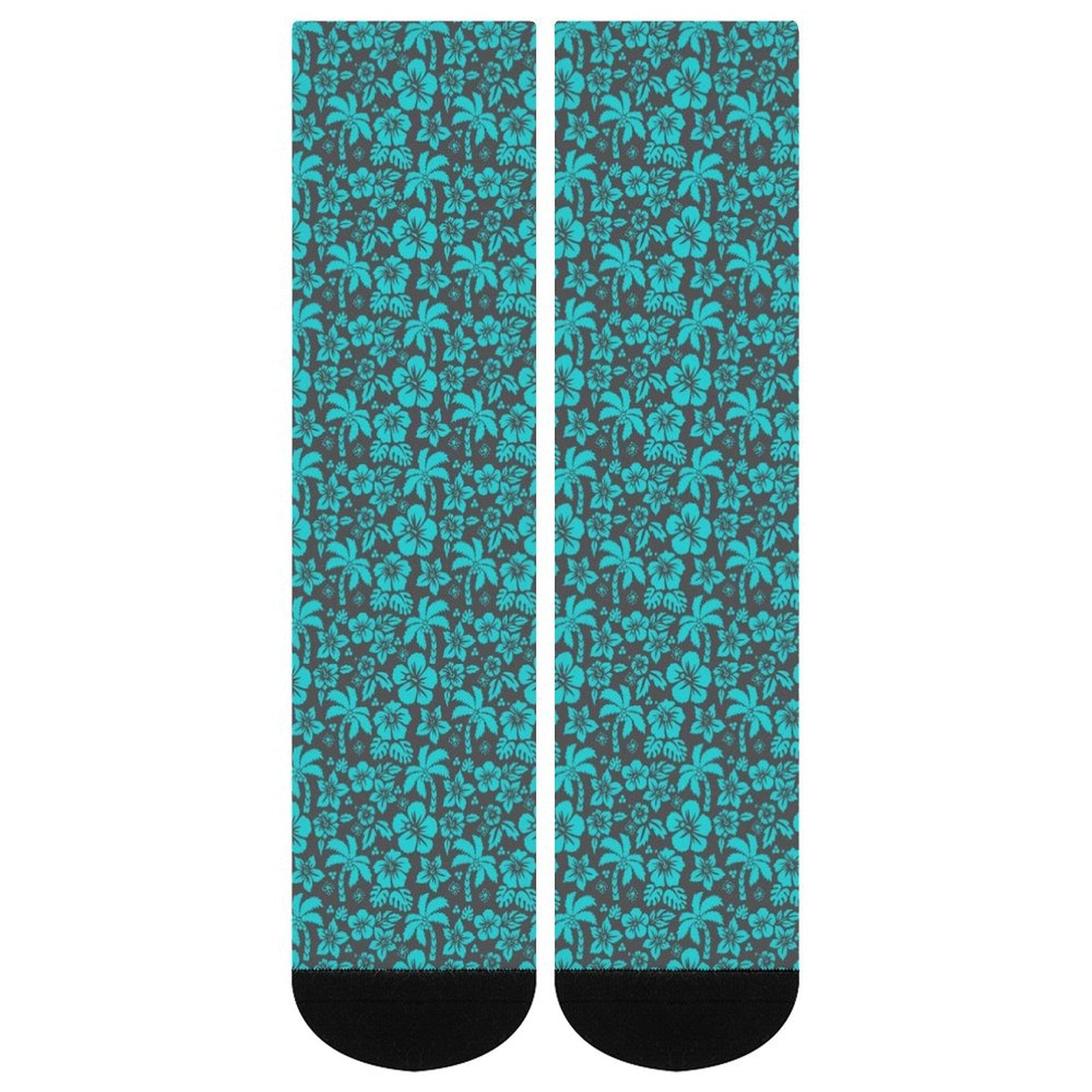 Tropical Hibiscus Prined socks Gifts for Men Women