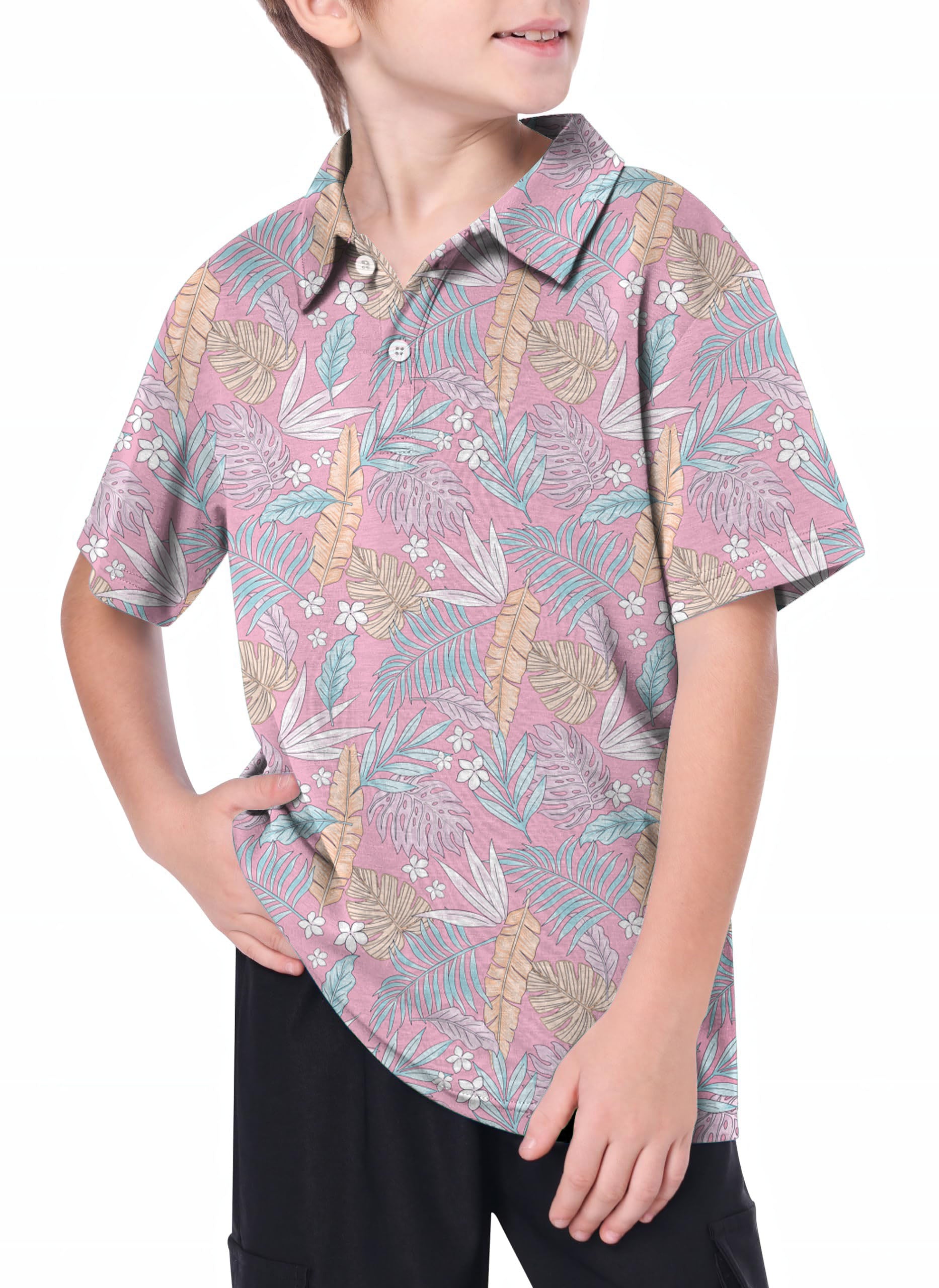 Youth Feathered Paradise Golf Polo