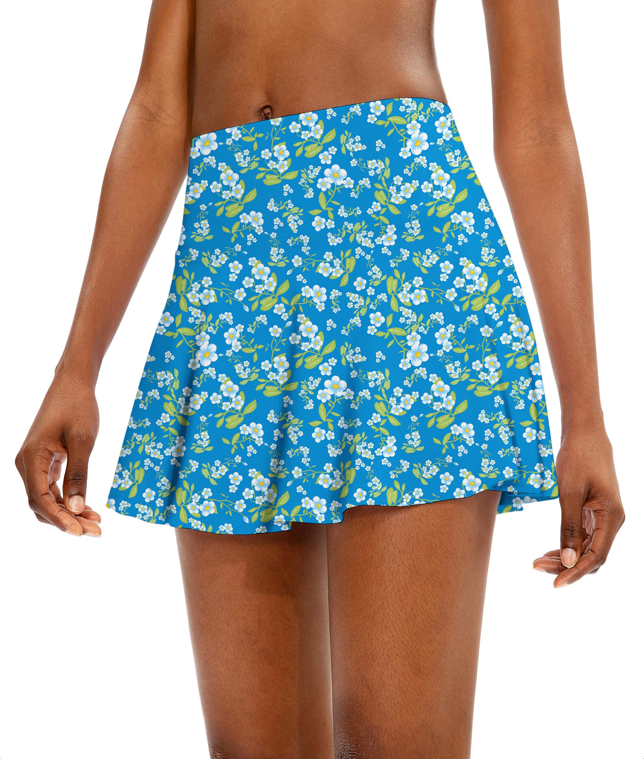 Blue Daisy Women's Athletic Golf Skorts Flared Skirts