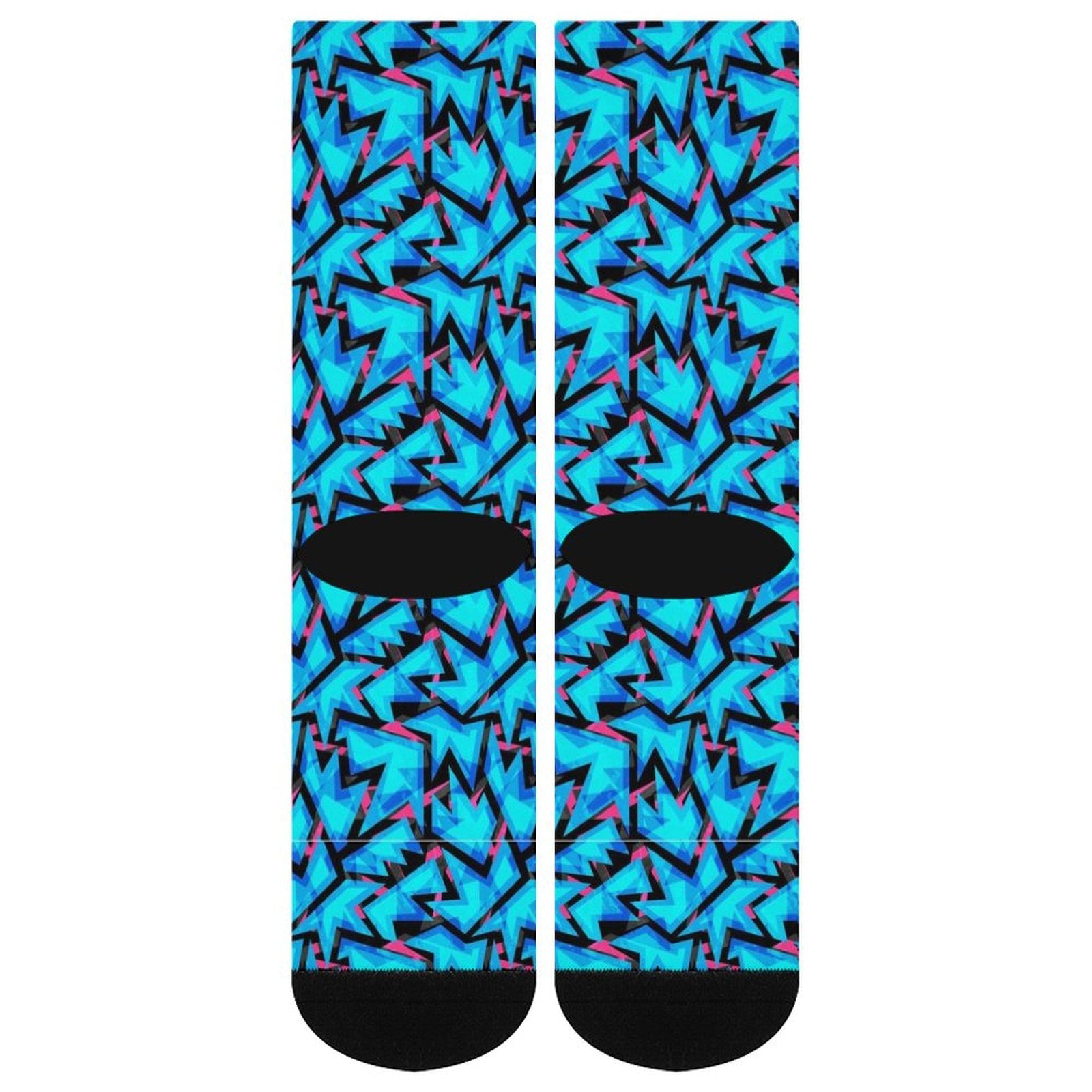 Icey Blues Prined socks Gifts for Men Women