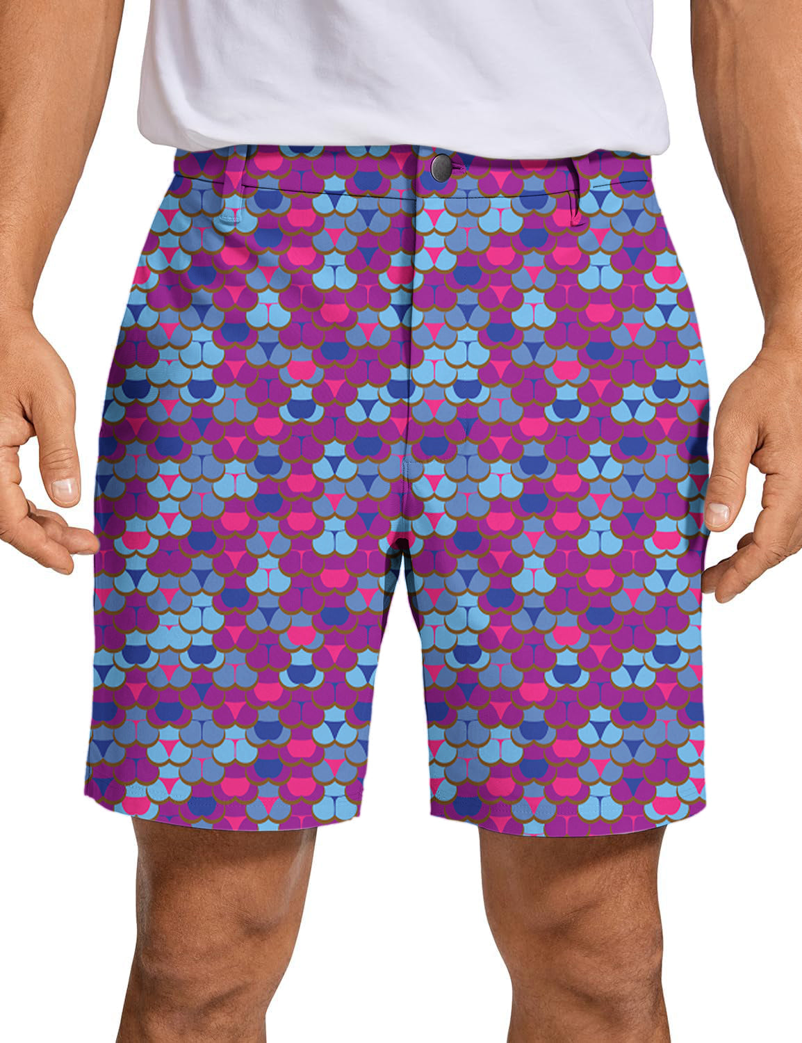 Men's  butt in panties Golf Shorts