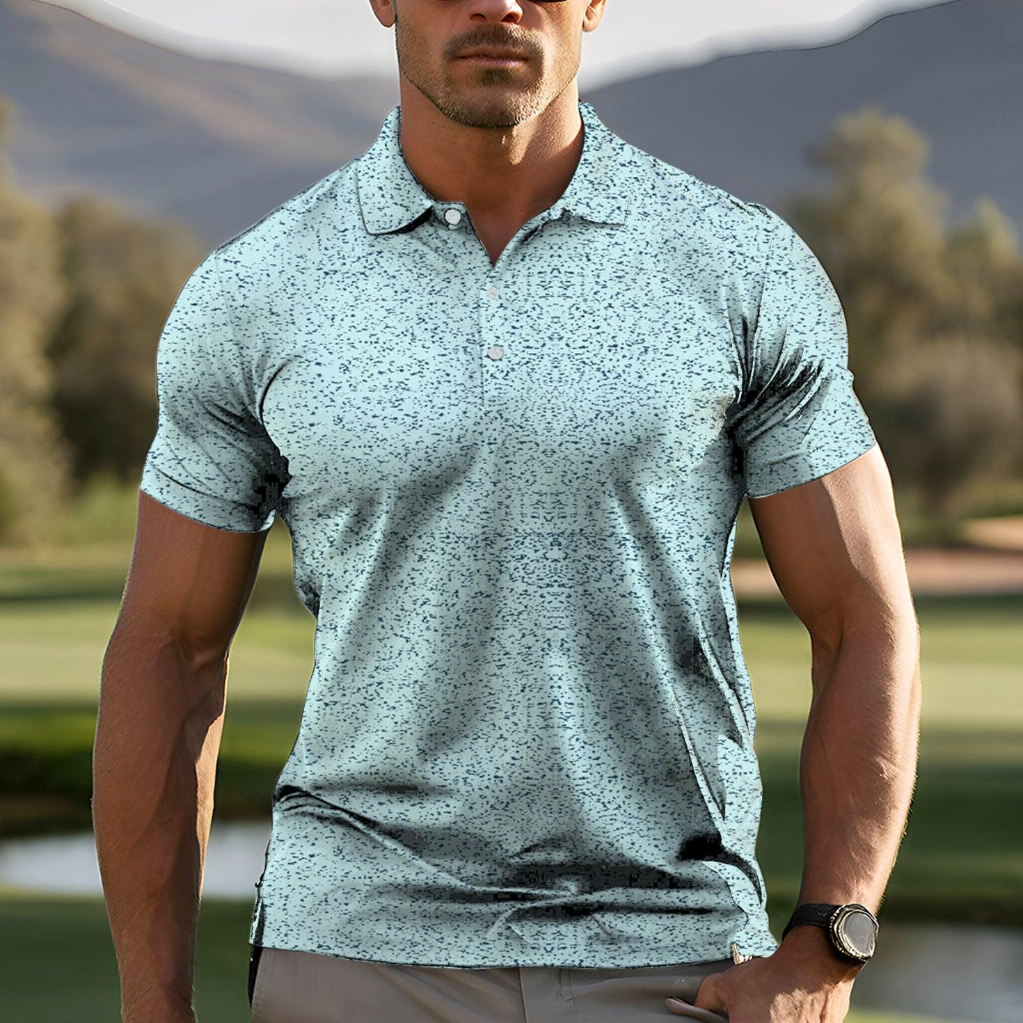 Men's Skyline Graffiti golf polo