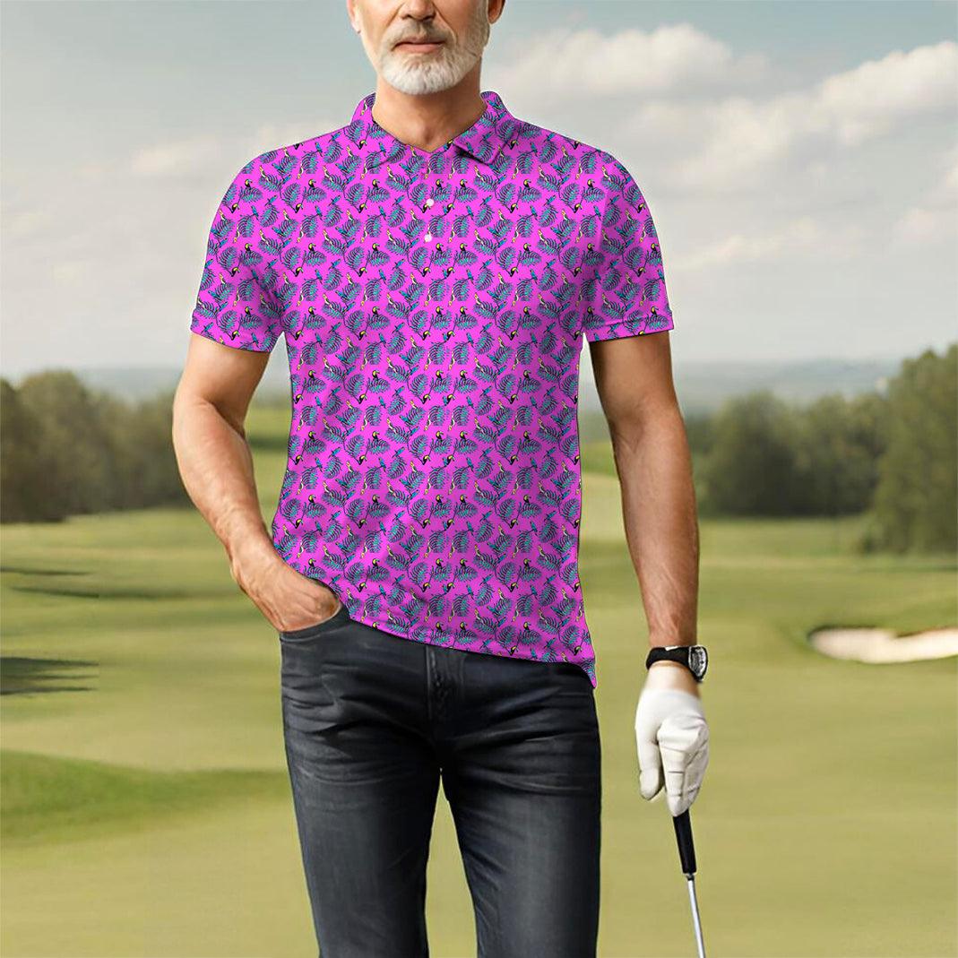 Men's Tropical Oasis golf polo