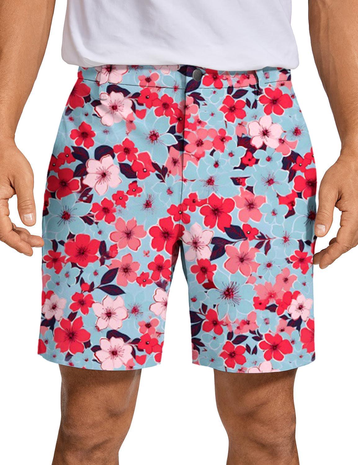 Men Tropical Tour Golf Shorts