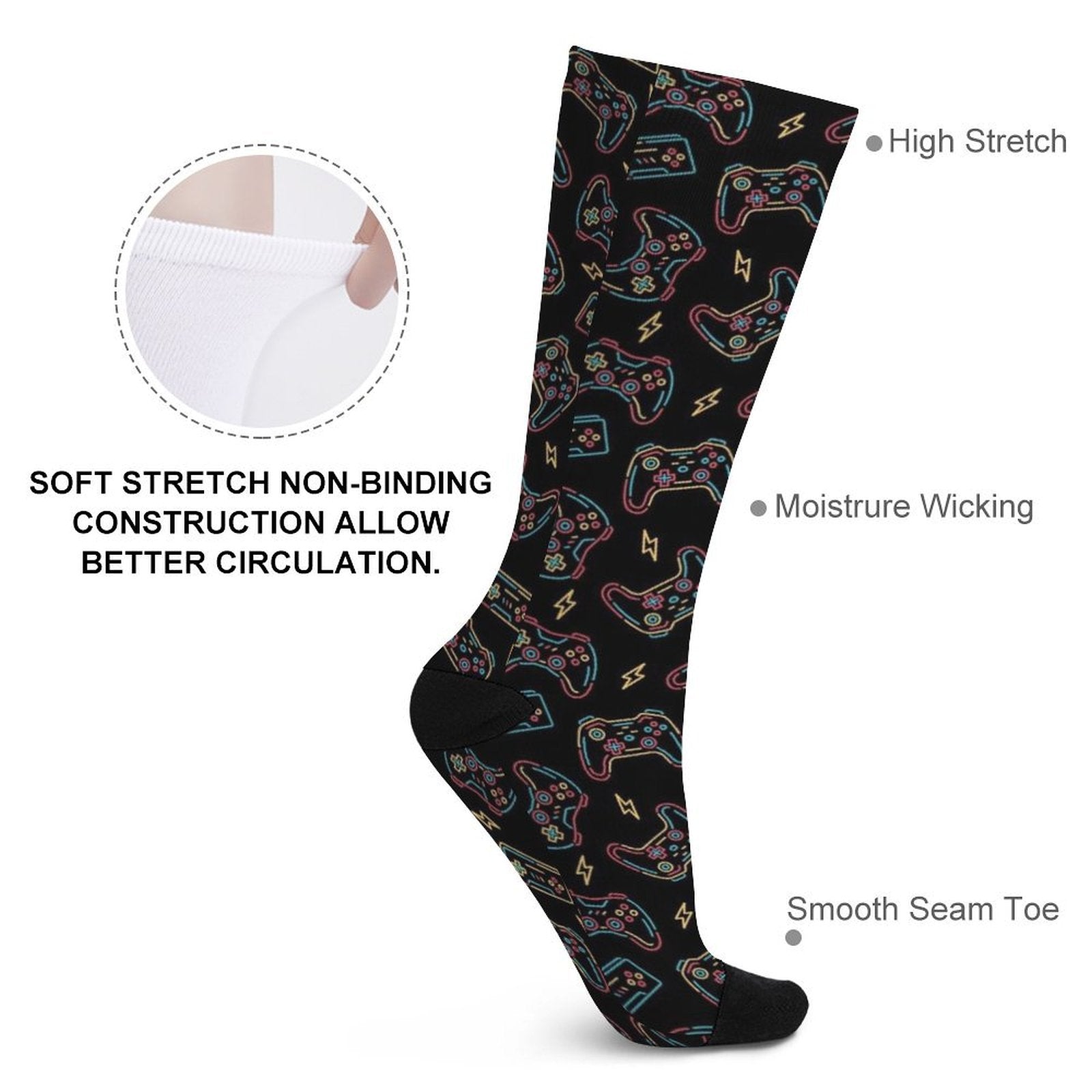 Game enthusiasts Prined socks Gifts for Men Women