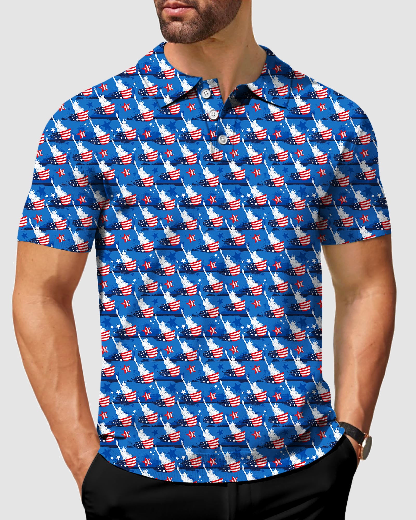 Men's The Statue of Liberty Golf Polo