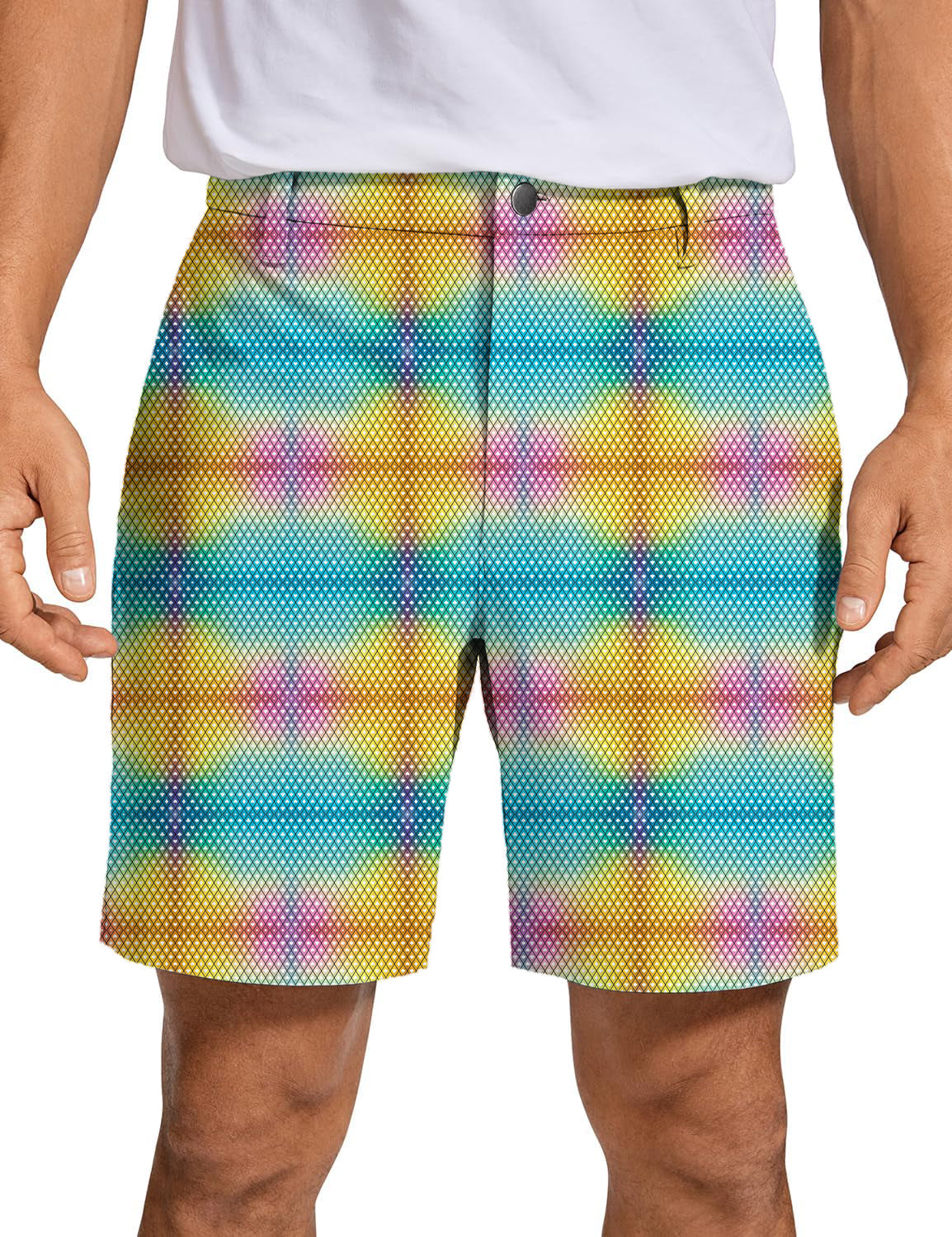 Men's Poker and Casino Golf Shorts