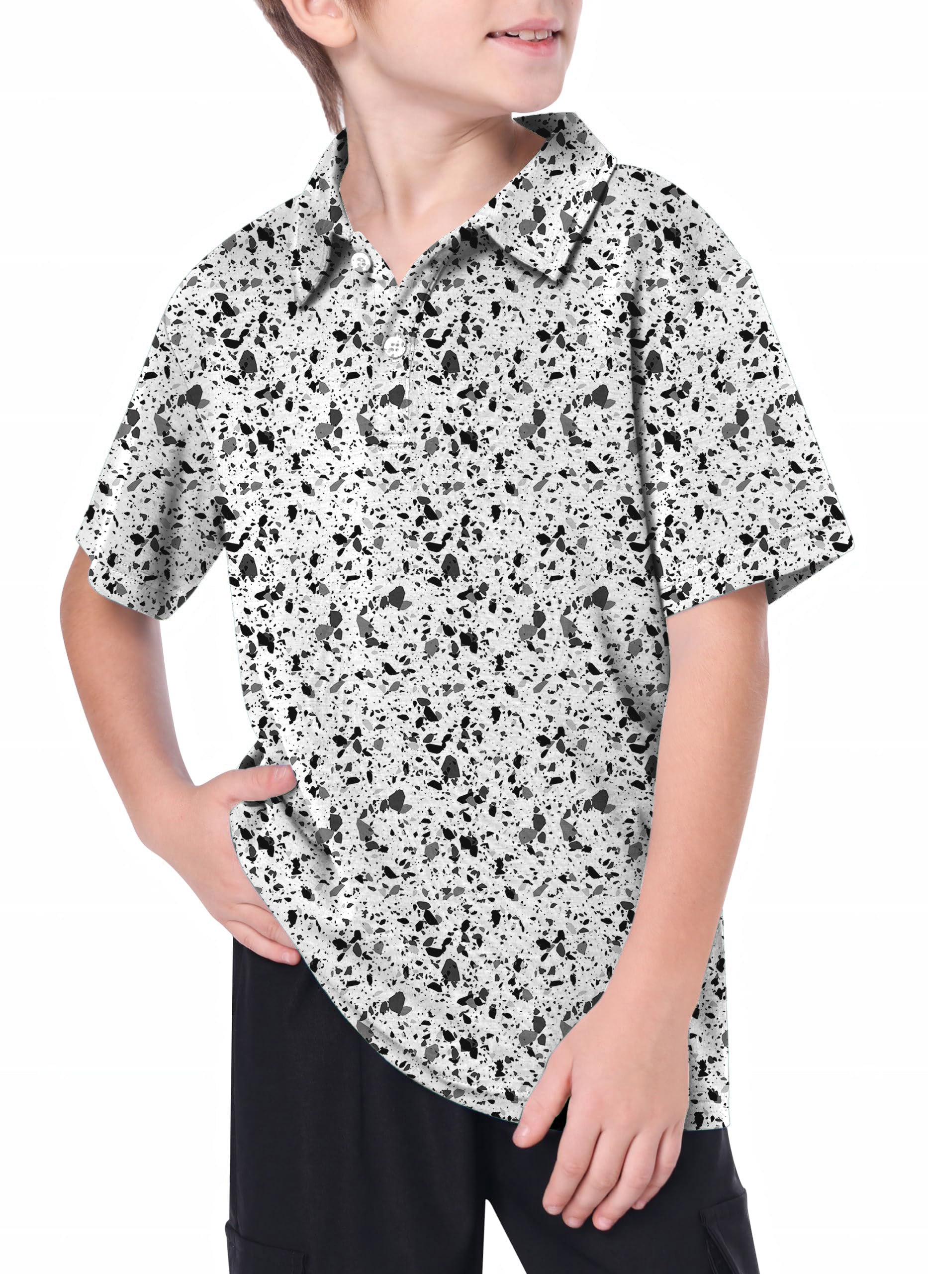 Youth Terrazzo Golf Polo