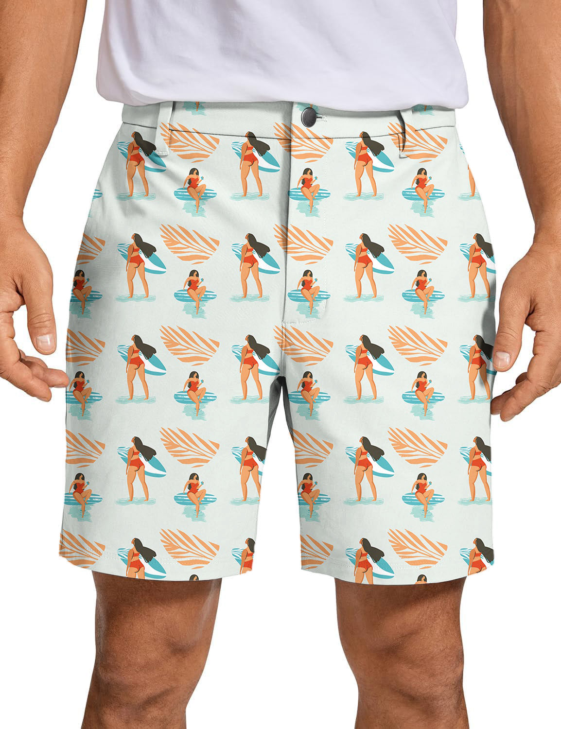 Men's Surf Up Girls Golf Shorts