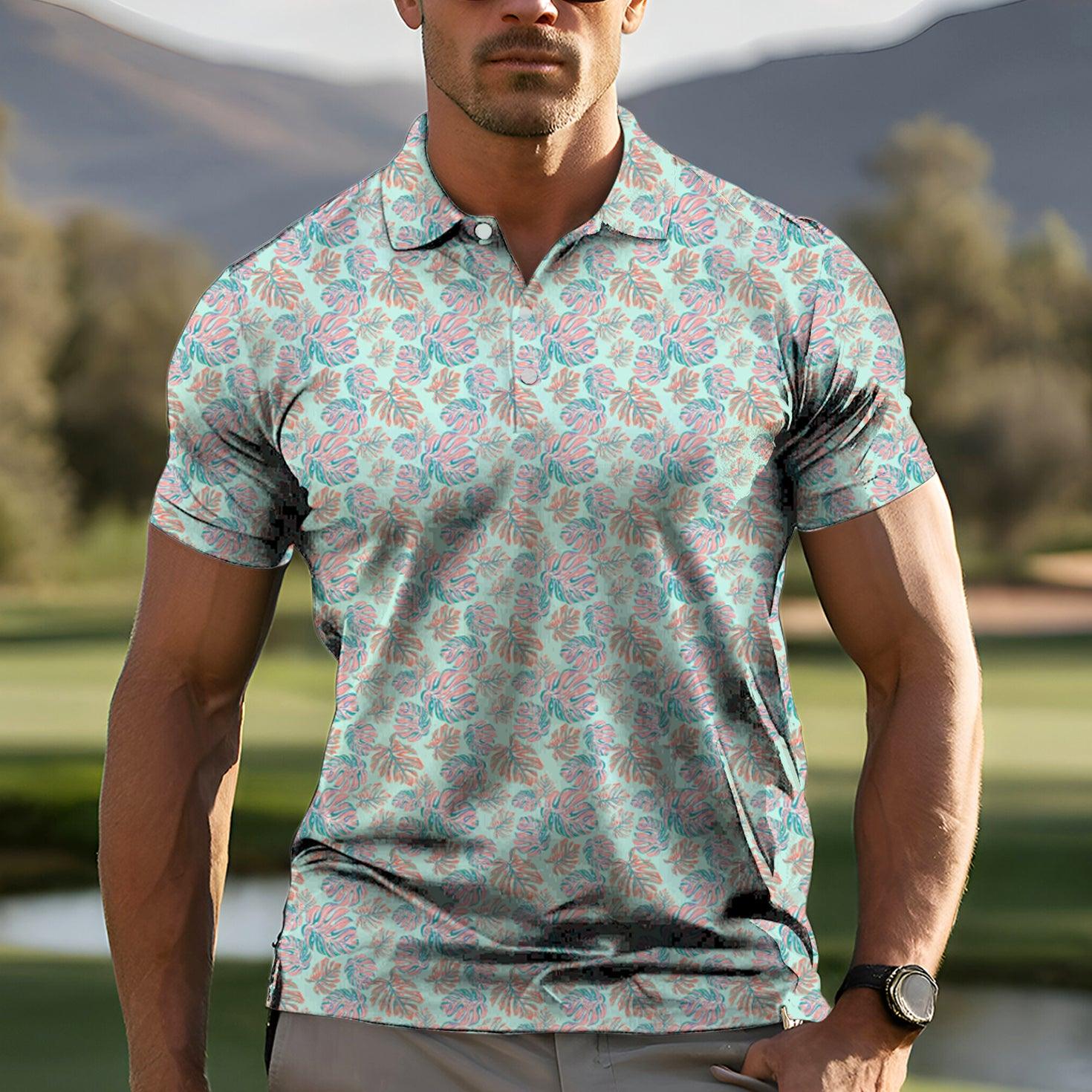 Men's Magic Leaves golf polo