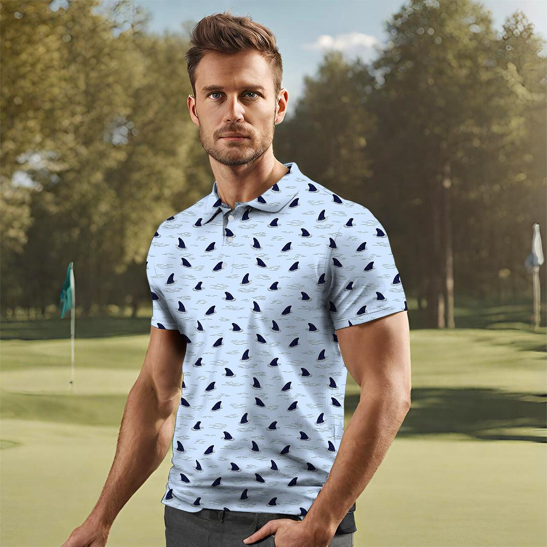 Men's Sharks Below golf polo