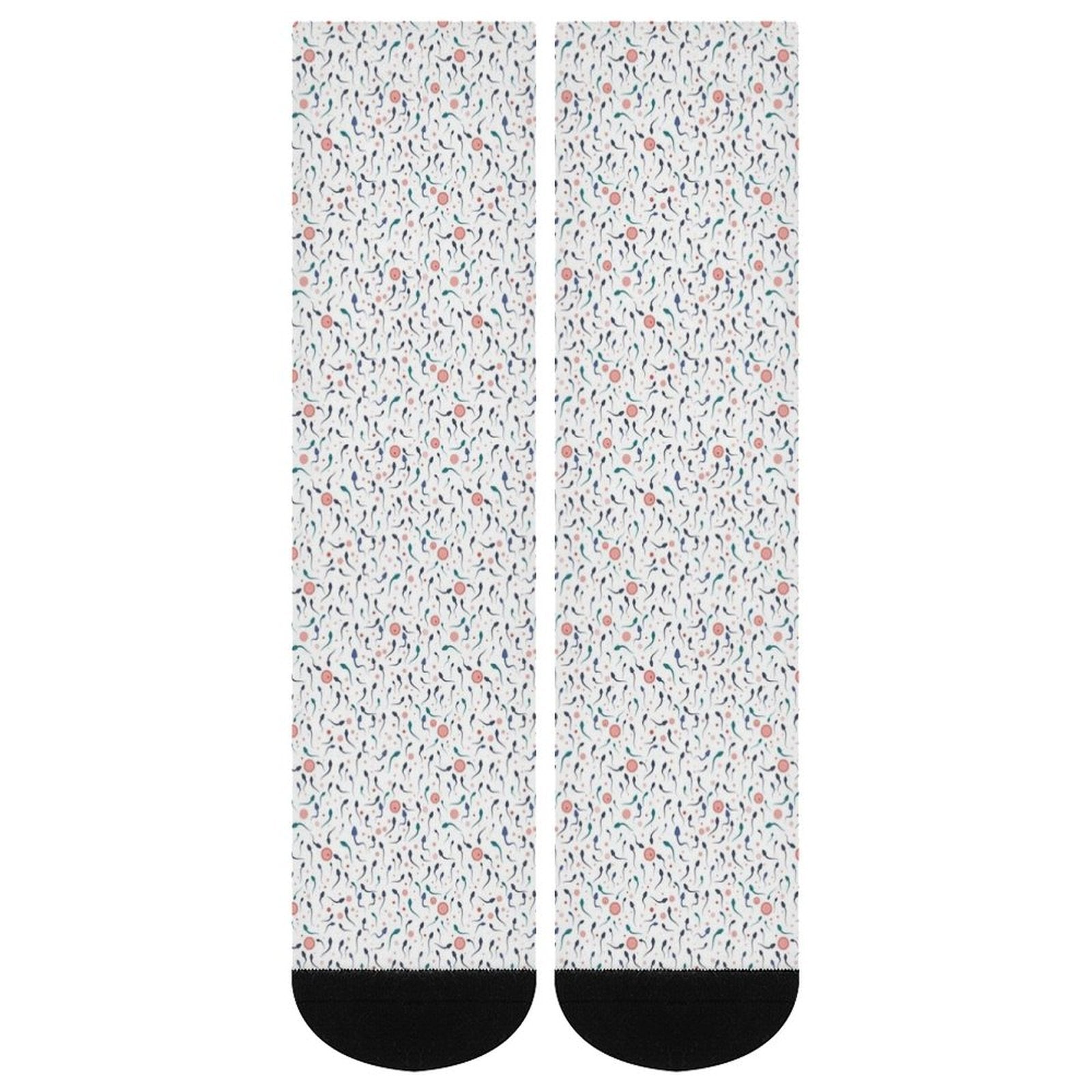 Life Creation fertilization Prined socks Gifts for Men Women