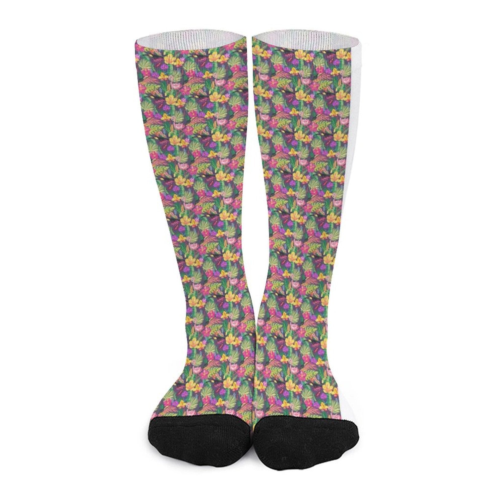 Hand drawn flamingo Prined socks Gifts for Men Women