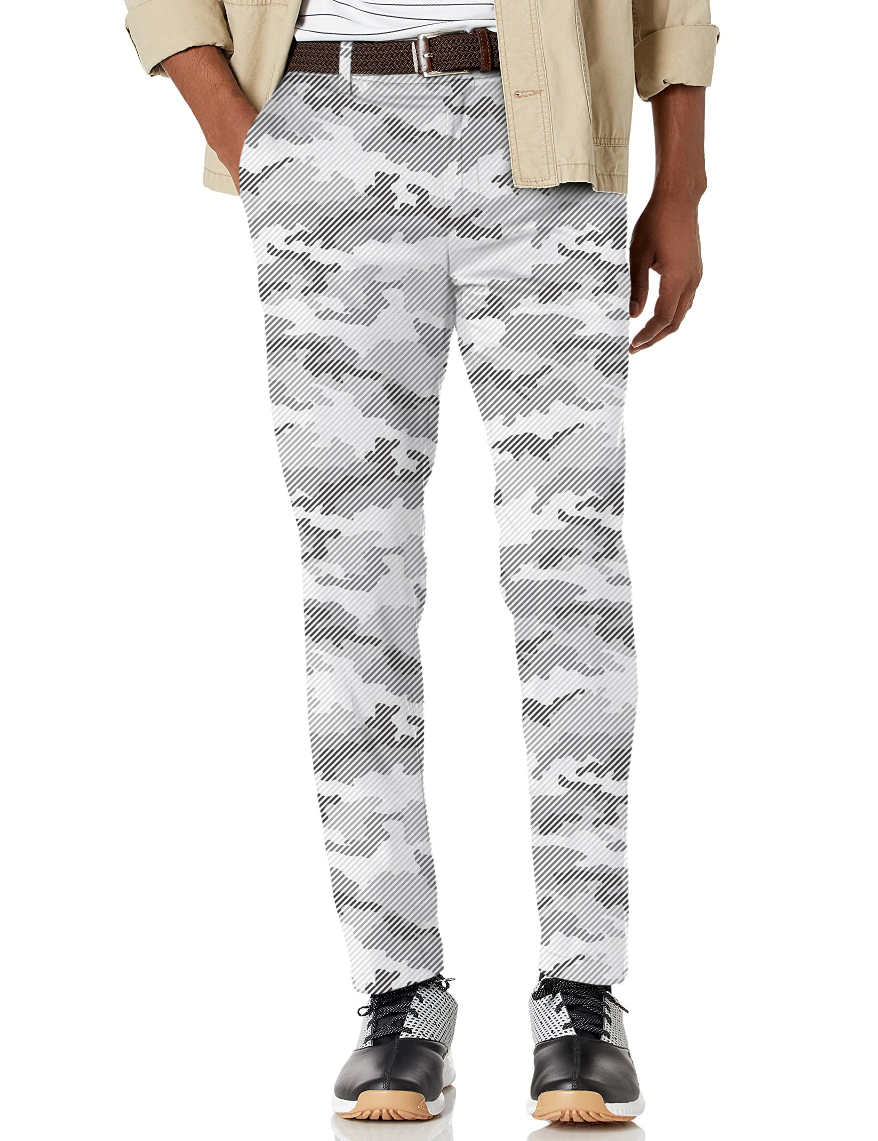 Men's Snow Camo Stretch Golf Pants